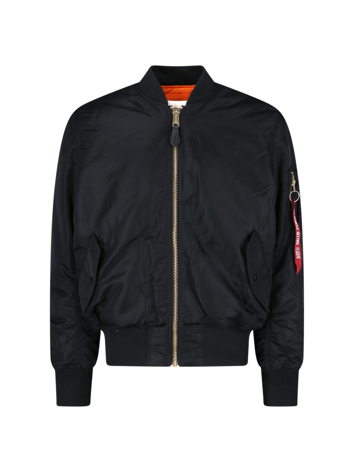 Shop Alpha Industries 'ma-1' Reversible Bomber Jacket In Black  