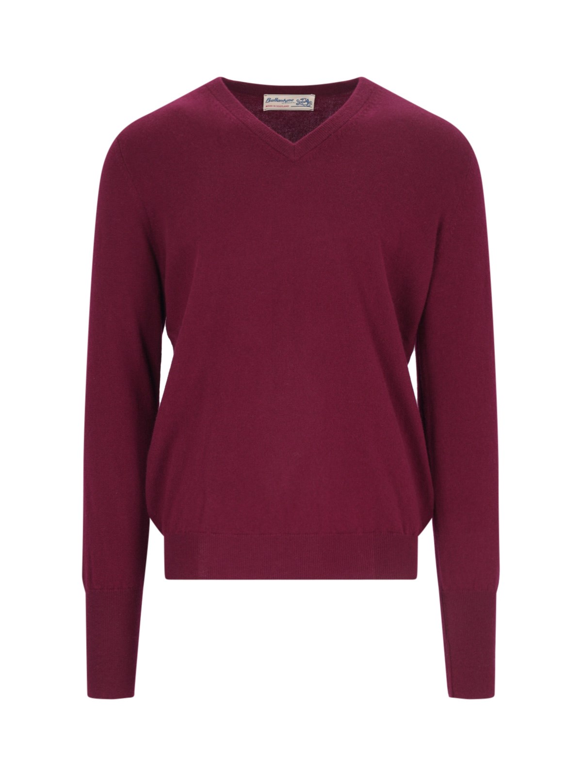 Shop Ballantyne V-neck Sweater In Red