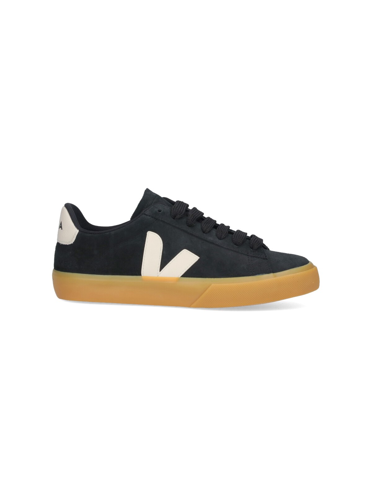 Shop Veja "campo Bold" Sneakers In Black  