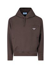 パーカー・フーディ PRADA | Oversized garment-dyed cotton sweatshirt UJL26A 6e769bf4-74e3-451a-9f01-