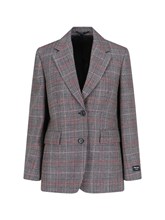 Prada Single-breasted check blazer available on SUGAR - 163682