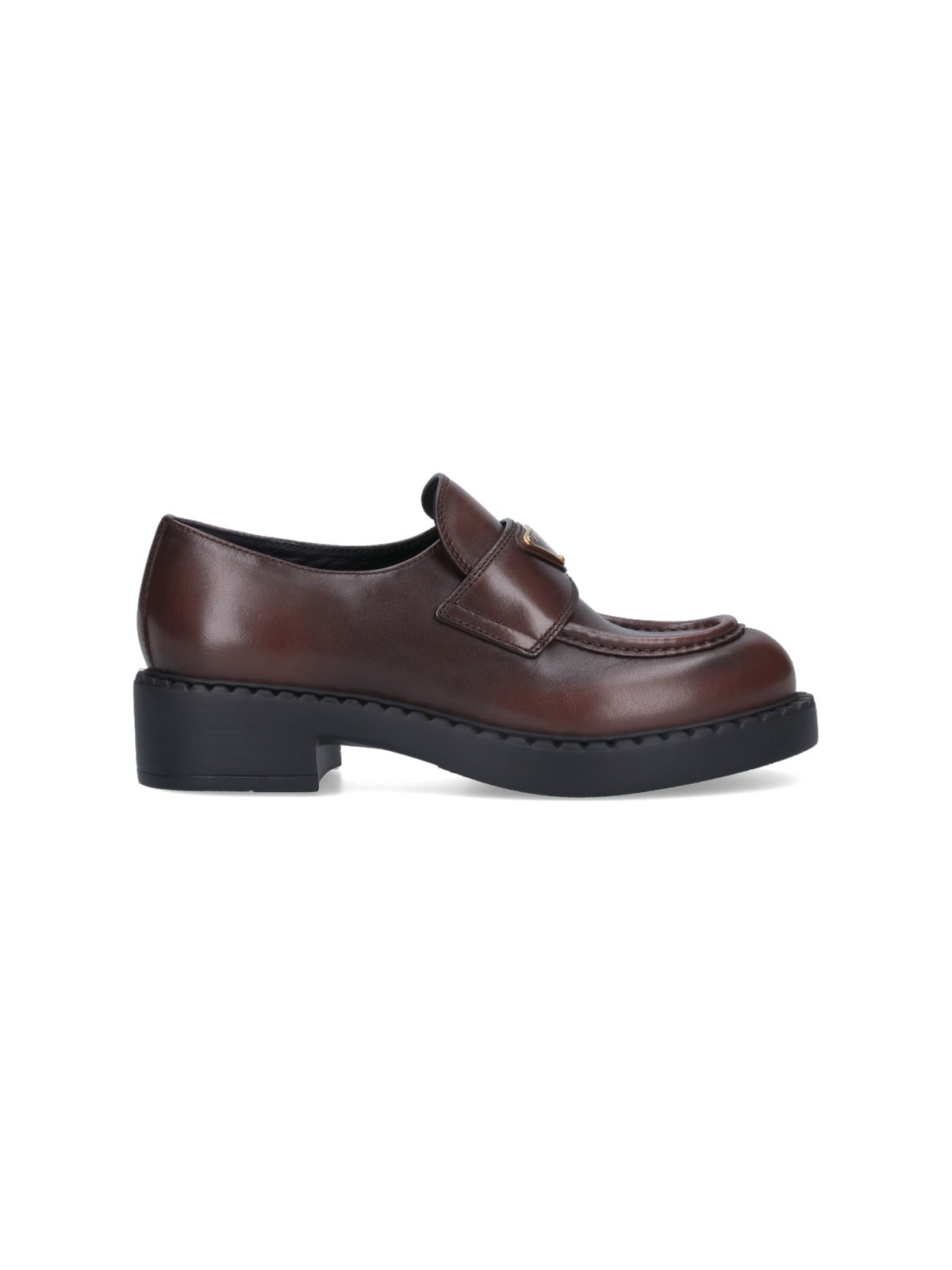 Prada 'chocolate' Loafers In Brown