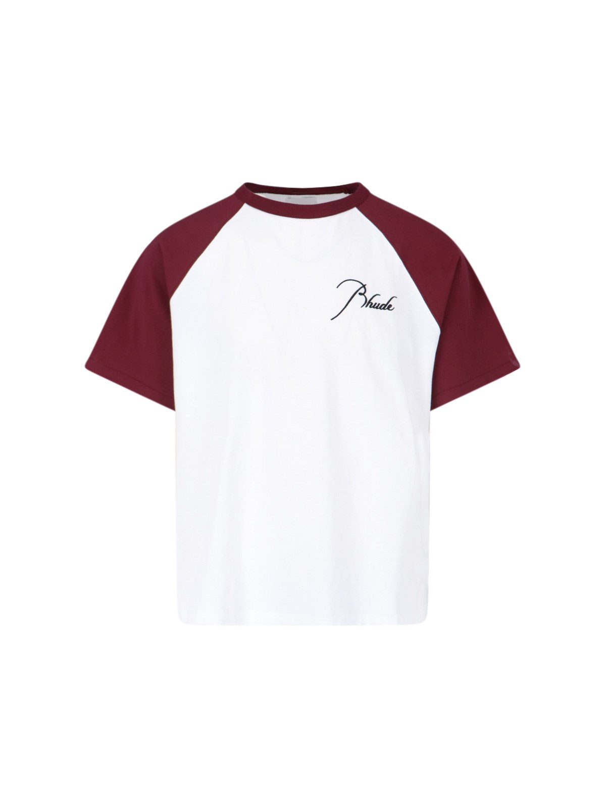 Shop Rhude Embroidered T-shirt In Red