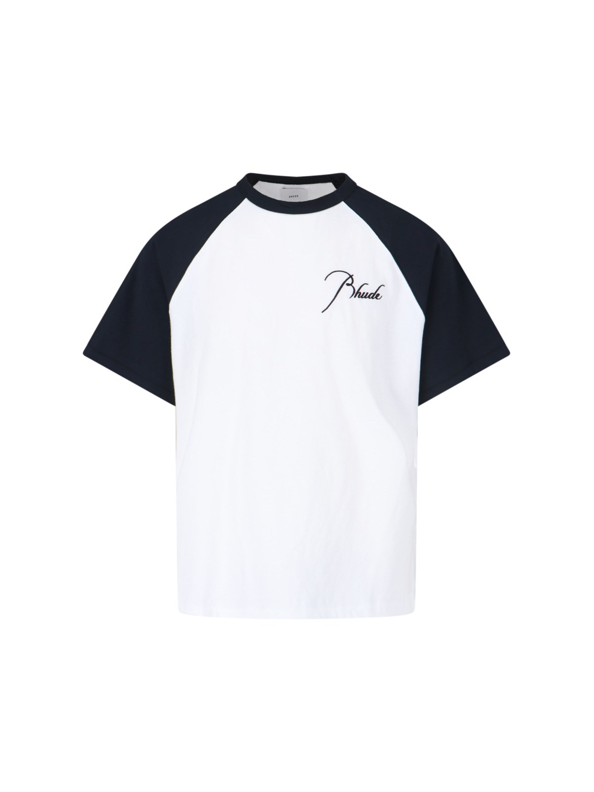 Shop Rhude Embroidered T-shirt In Black  