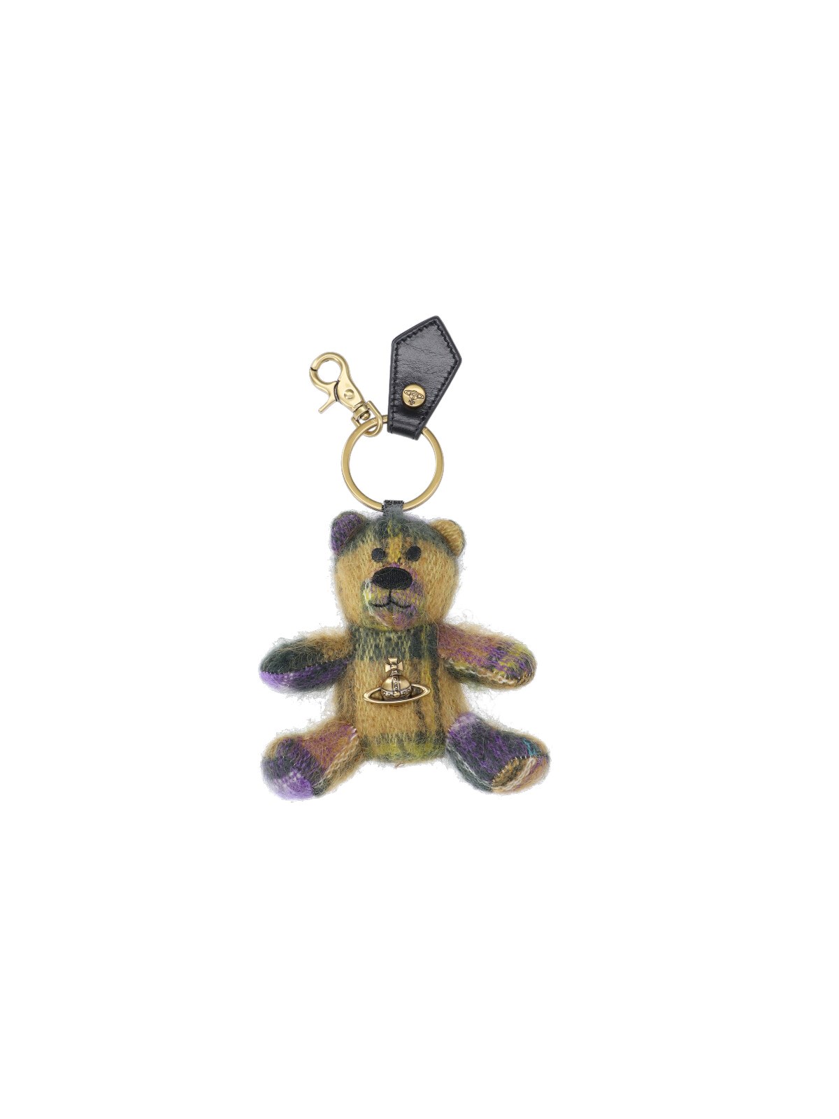 Shop Vivienne Westwood "teddy Bear" Keyring In Multi