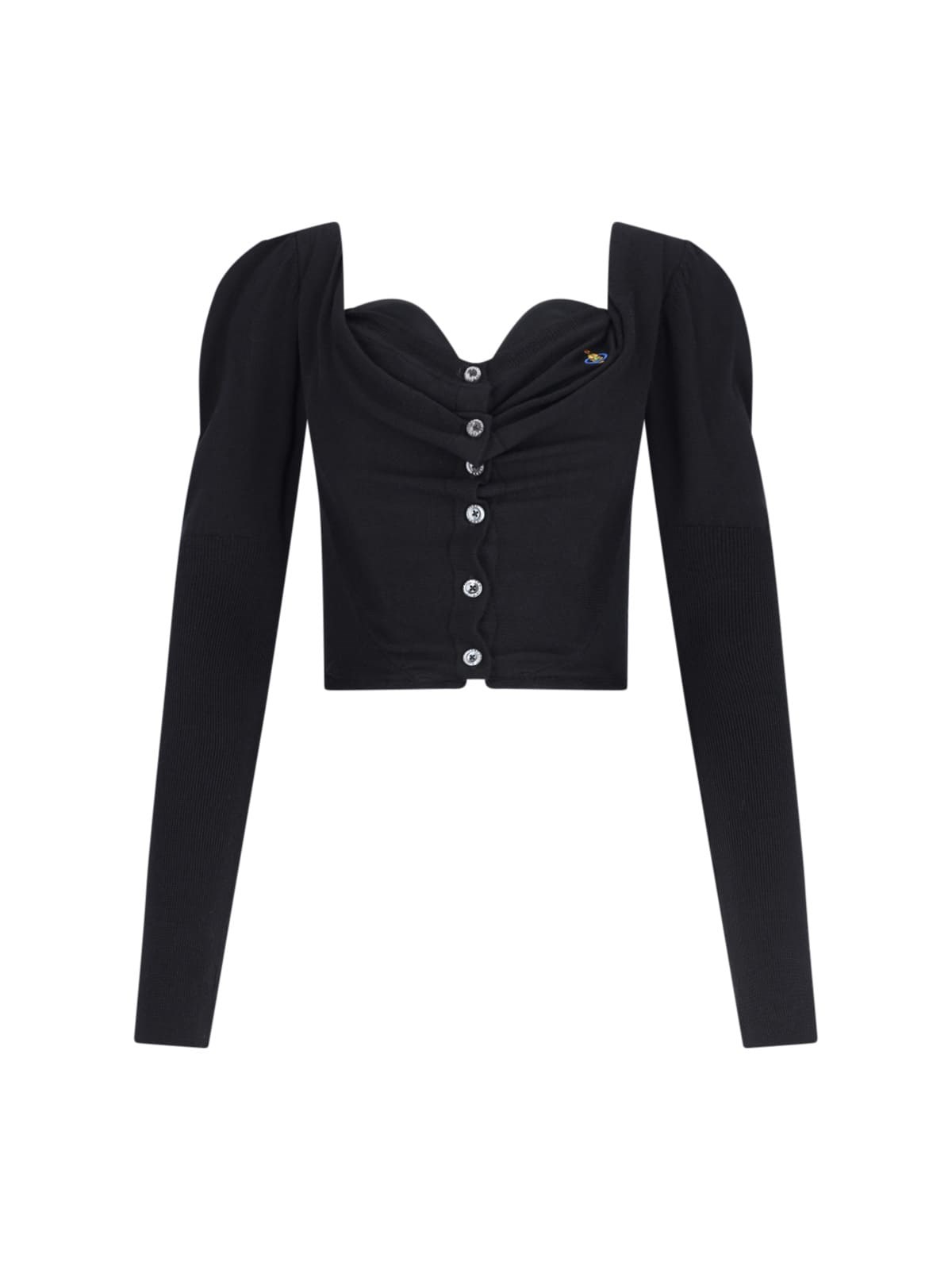 Vivienne Westwood Black Bea Corset Cardi Blouse In Black  