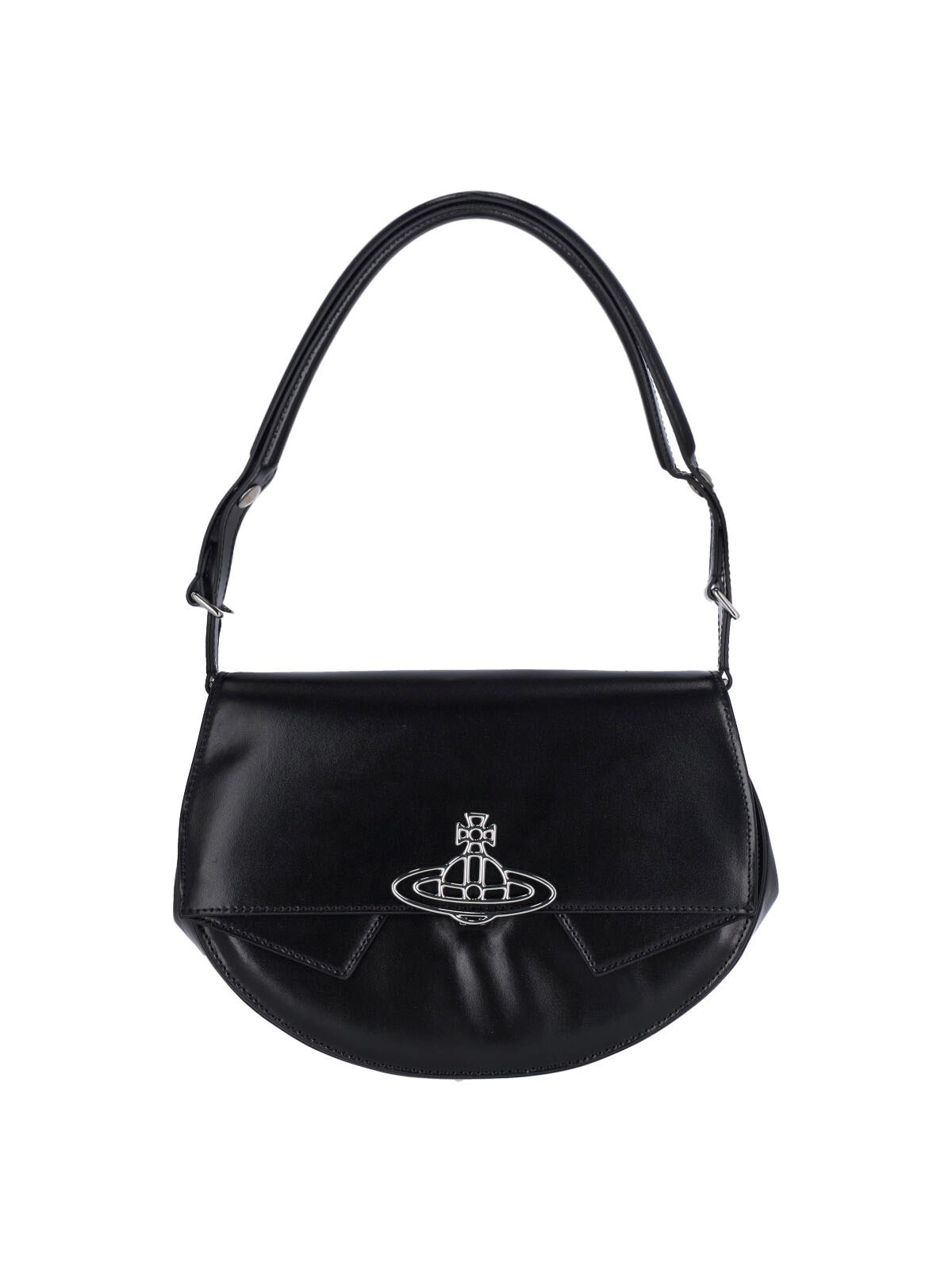 Shop Vivienne Westwood "sadie" Crossbody Bag In Black  