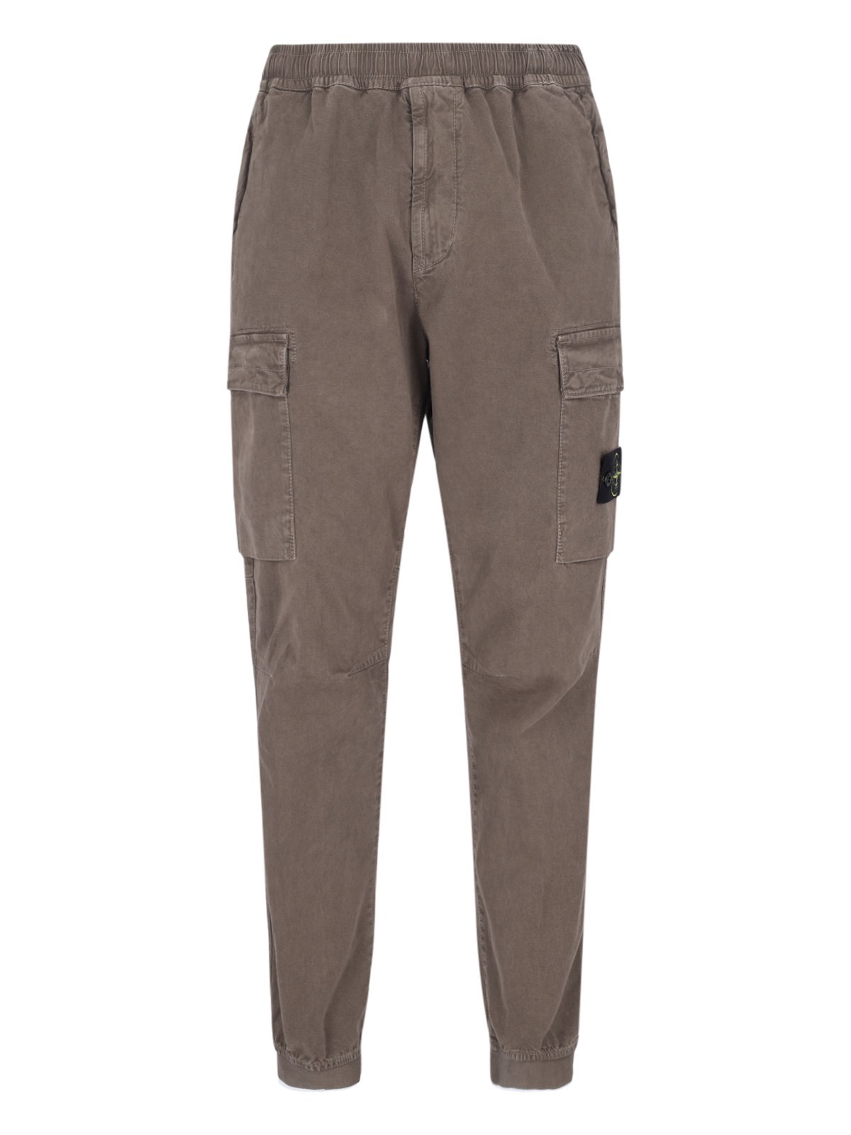 Shop Stone Island Cargo Pants In Brown