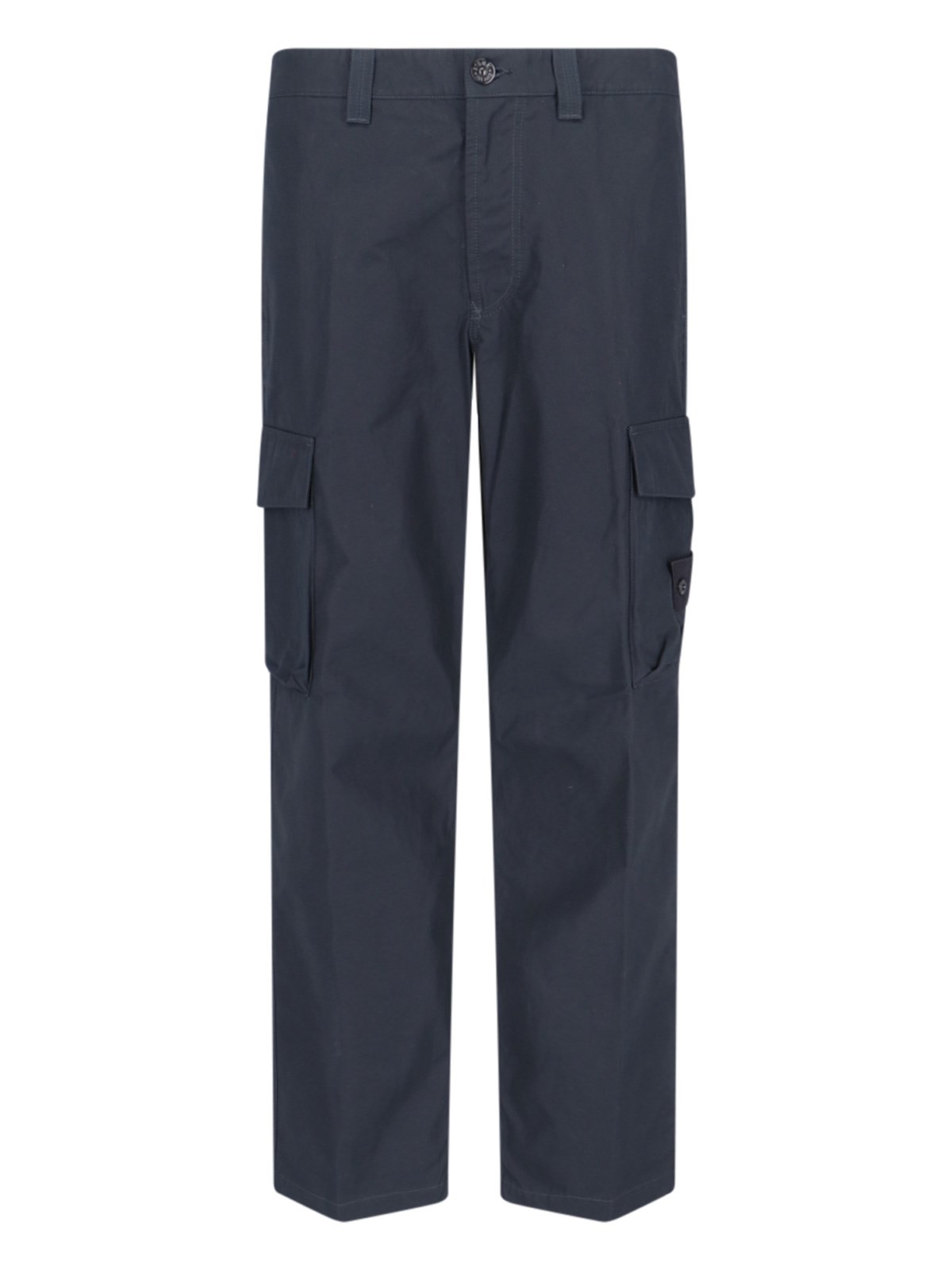 Shop Stone Island Cargo Pants In Black  