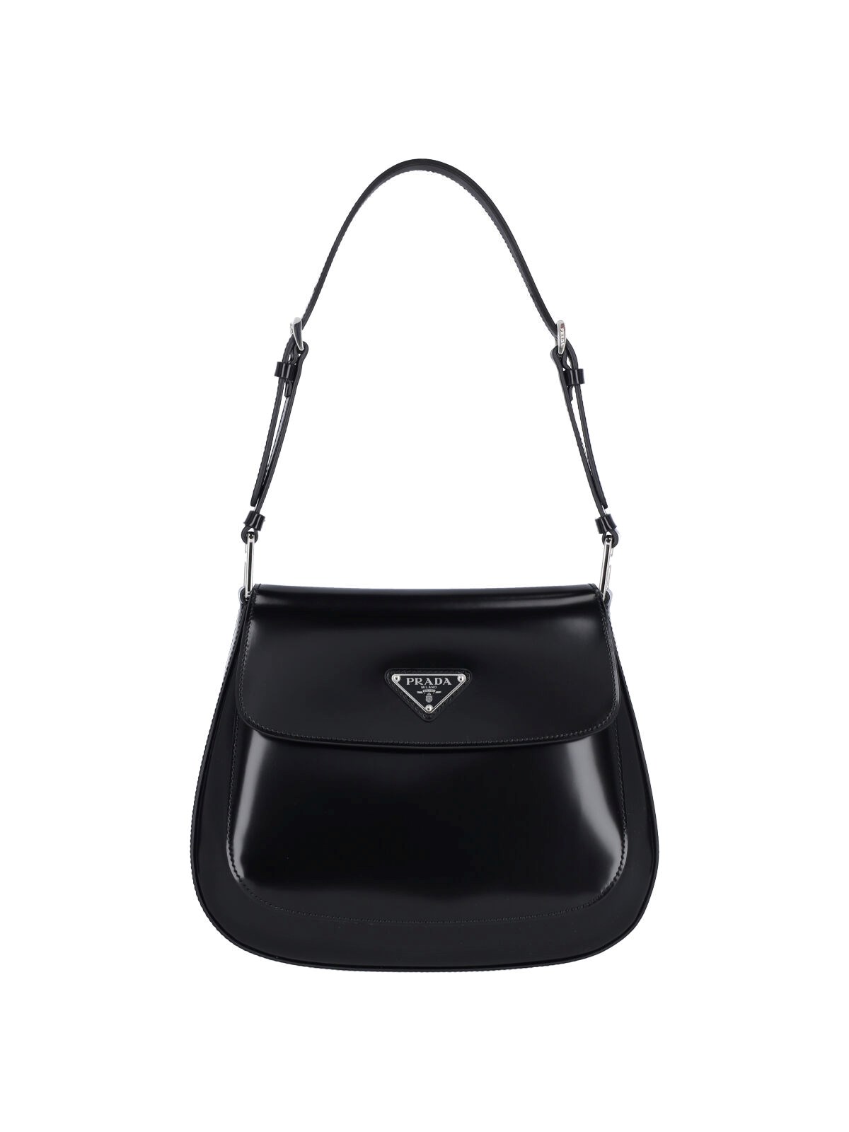 Prada 'cleo' Shoulder Bag In Black  