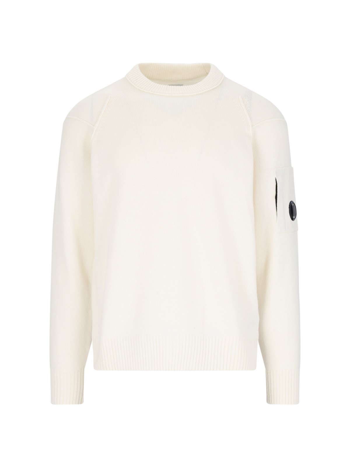 C.P. COMPANY LENS DETAIL SWEATER 