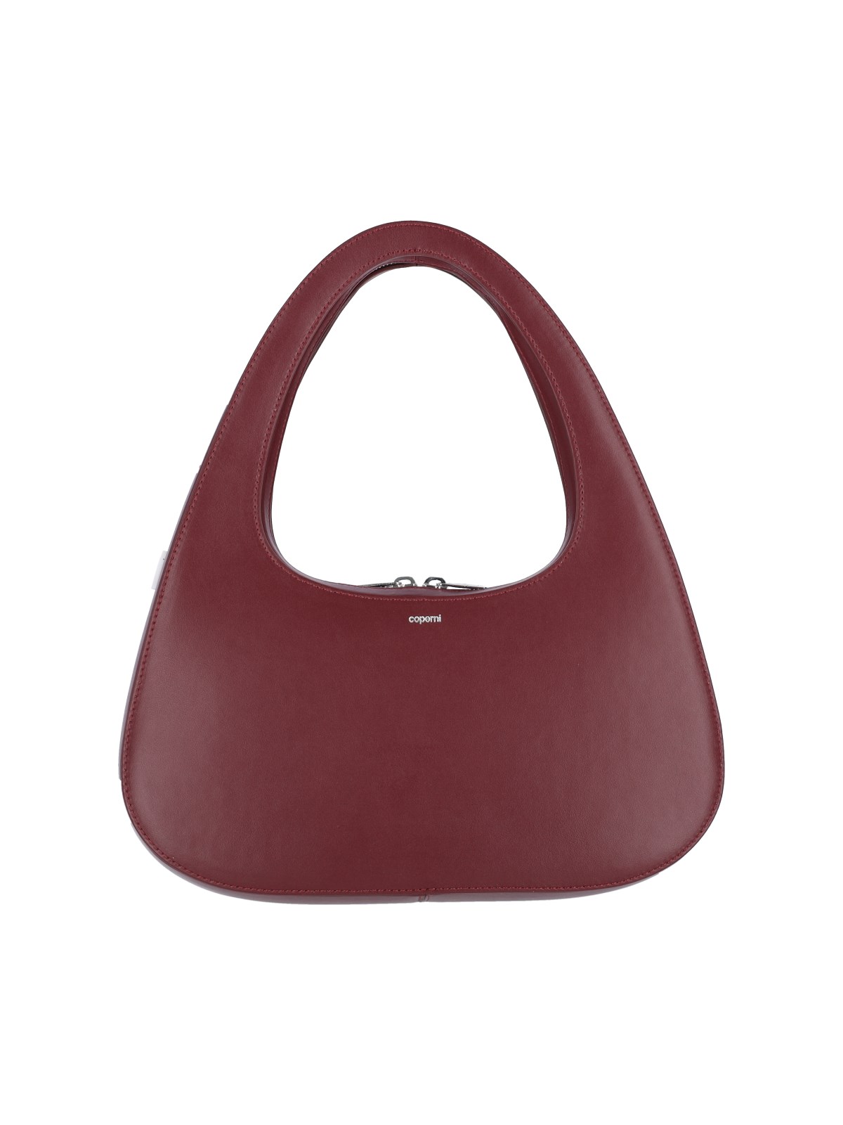 Shop Coperni "swipe Baguette" Large Bag In Red