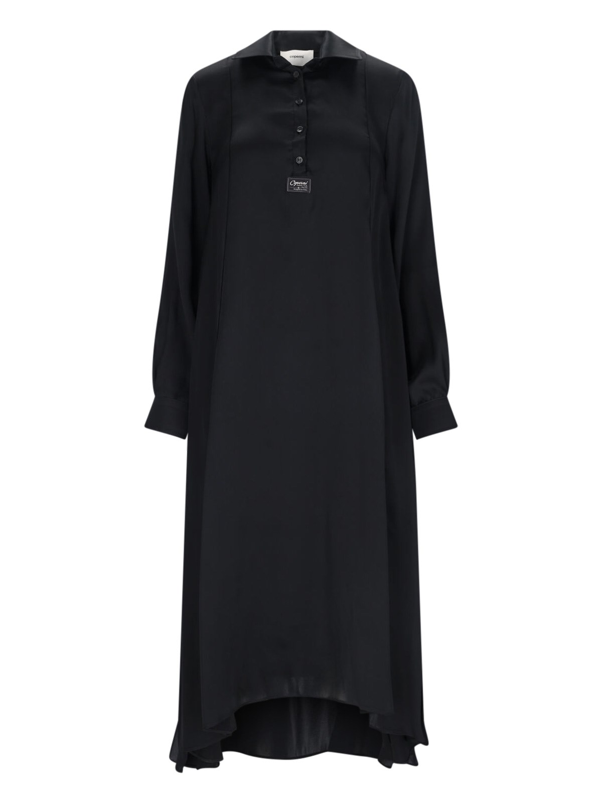 Shop Coperni Maxi Shirt Dress In Black  