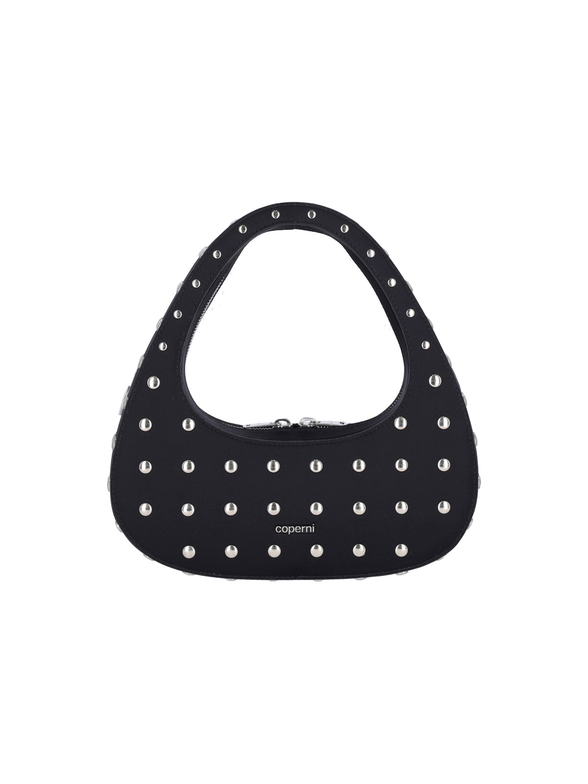 Shop Coperni Studs Crossbody Bag In Black  