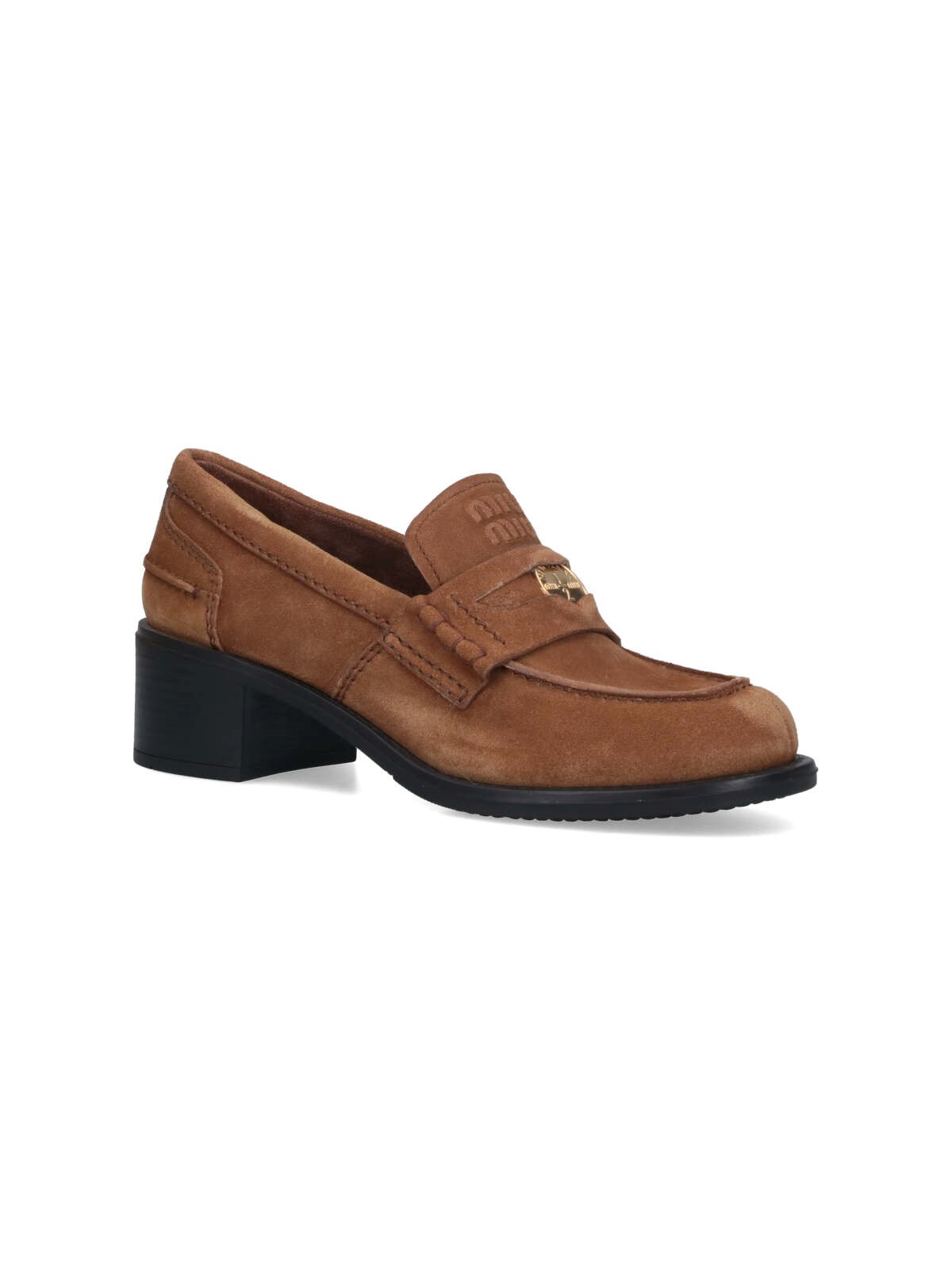Miu Miu Leather Penny Loafers | Neiman Marcus
