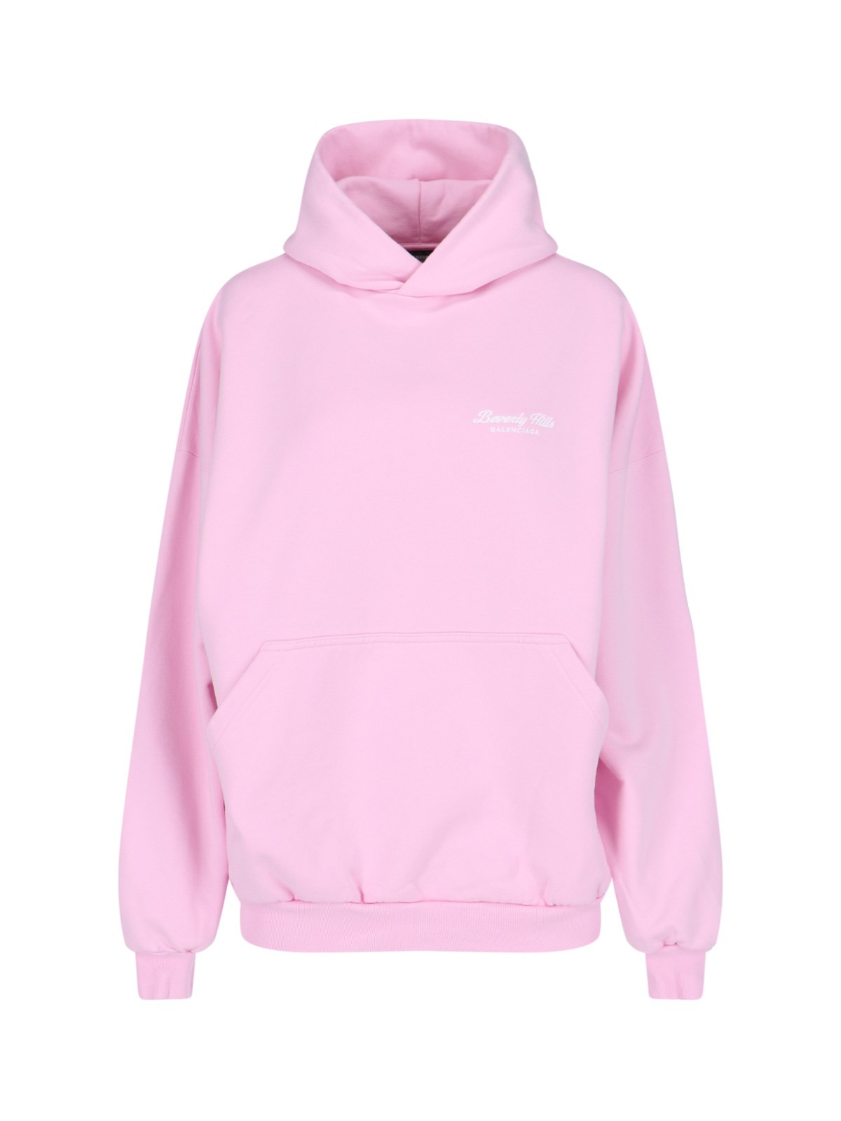 Balenciaga "beverly Hills" Hoodie In Pink