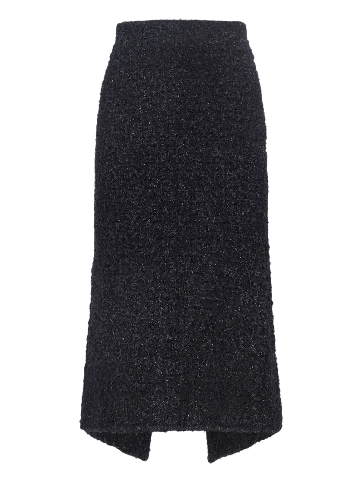 Shop Balenciaga Midi Sheath Skirt In Black  