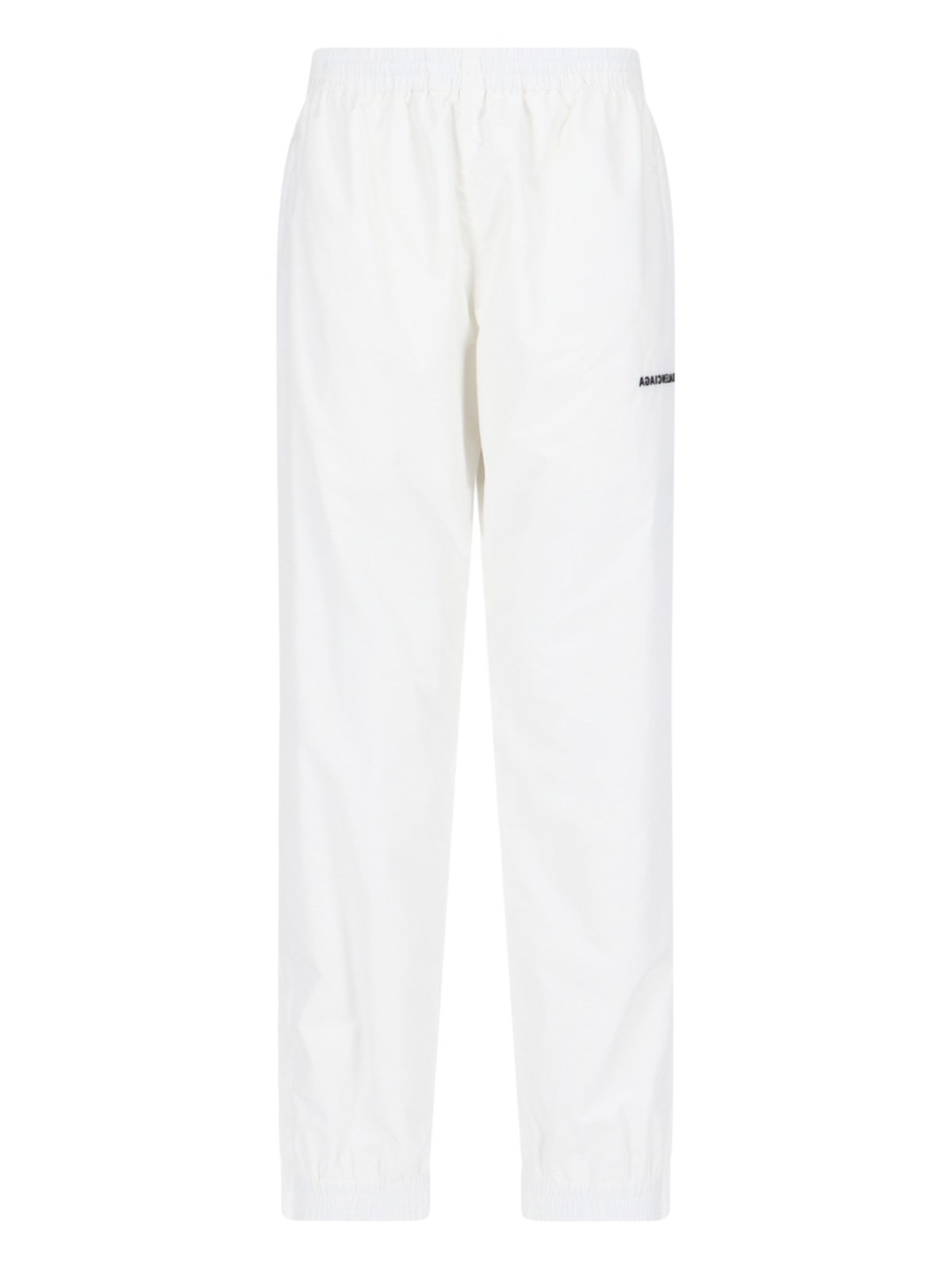 Shop Balenciaga 'mirror' Track Pants In White