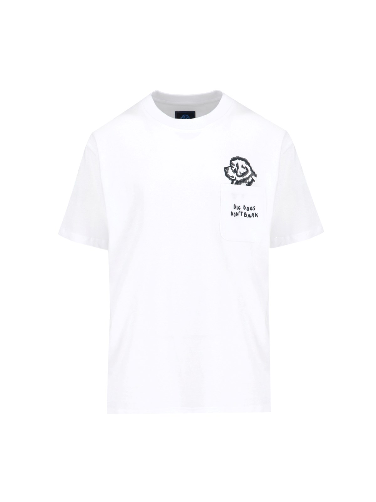 Shop Fay X Pietro Terzini "big Dogs Don't Bark" T-shirt In White