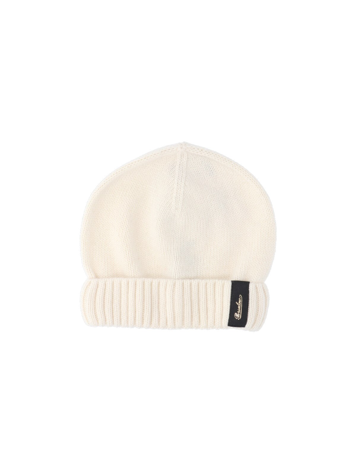 Shop Borsalino Logo Beanie In Cream