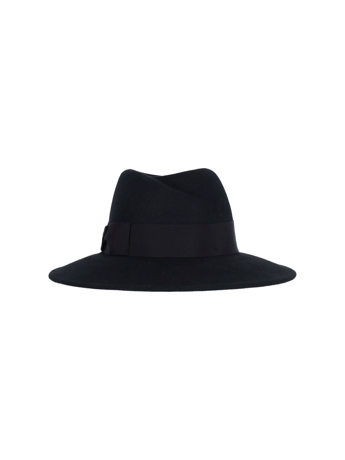 Borsalino Midnight Blue Felt Hat In Black  