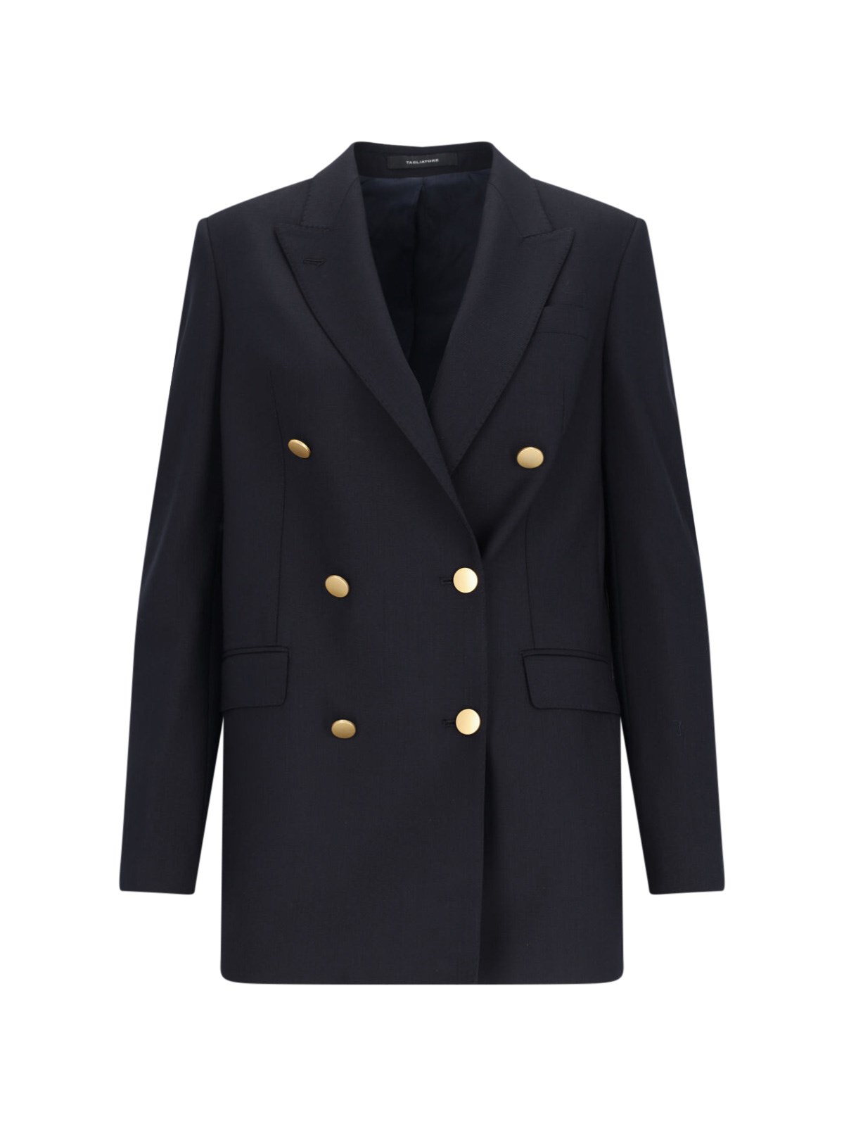 Shop Tagliatore 'jasmine' Double-breasted Blazer In Blue