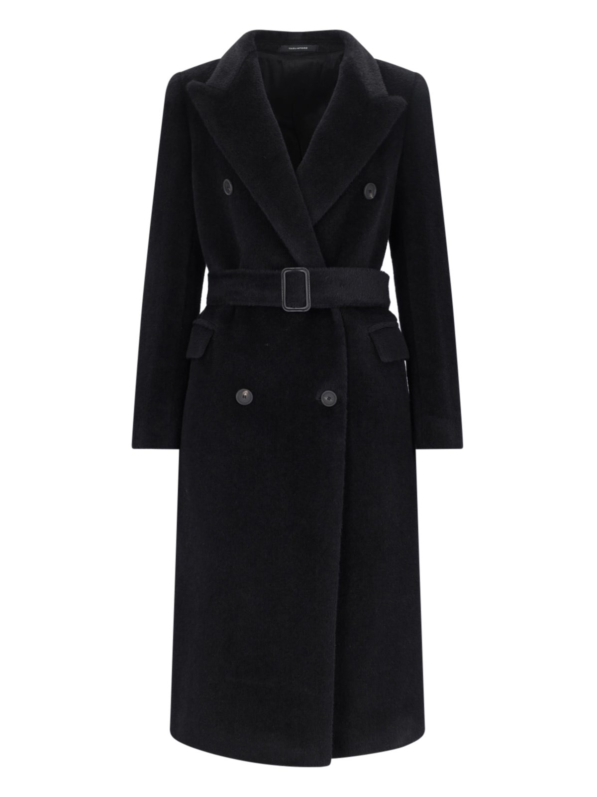 Shop Tagliatore 'jole' Double-breasted Coat In Black  