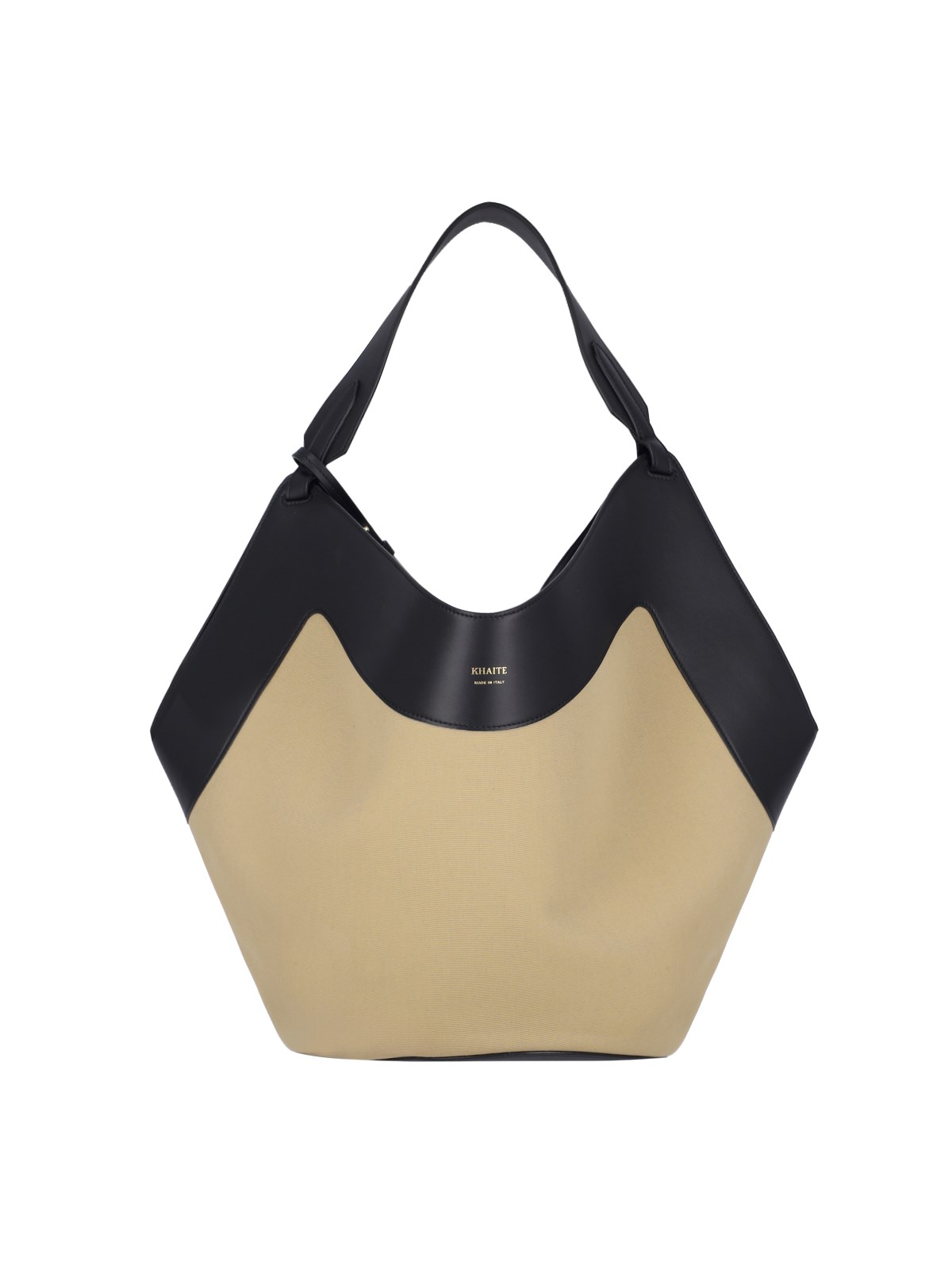 Shop Khaite Medium Tote Bag "lotus" In Beige