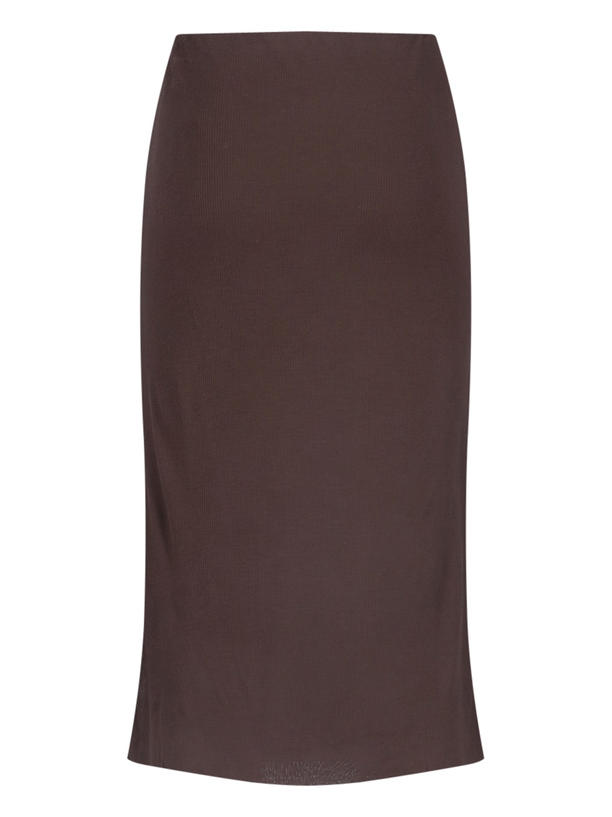 【送料&関税込】Khaite Leema Midi Skirt Leema jersey midi skirt in brown - Khaite | Mytheresa