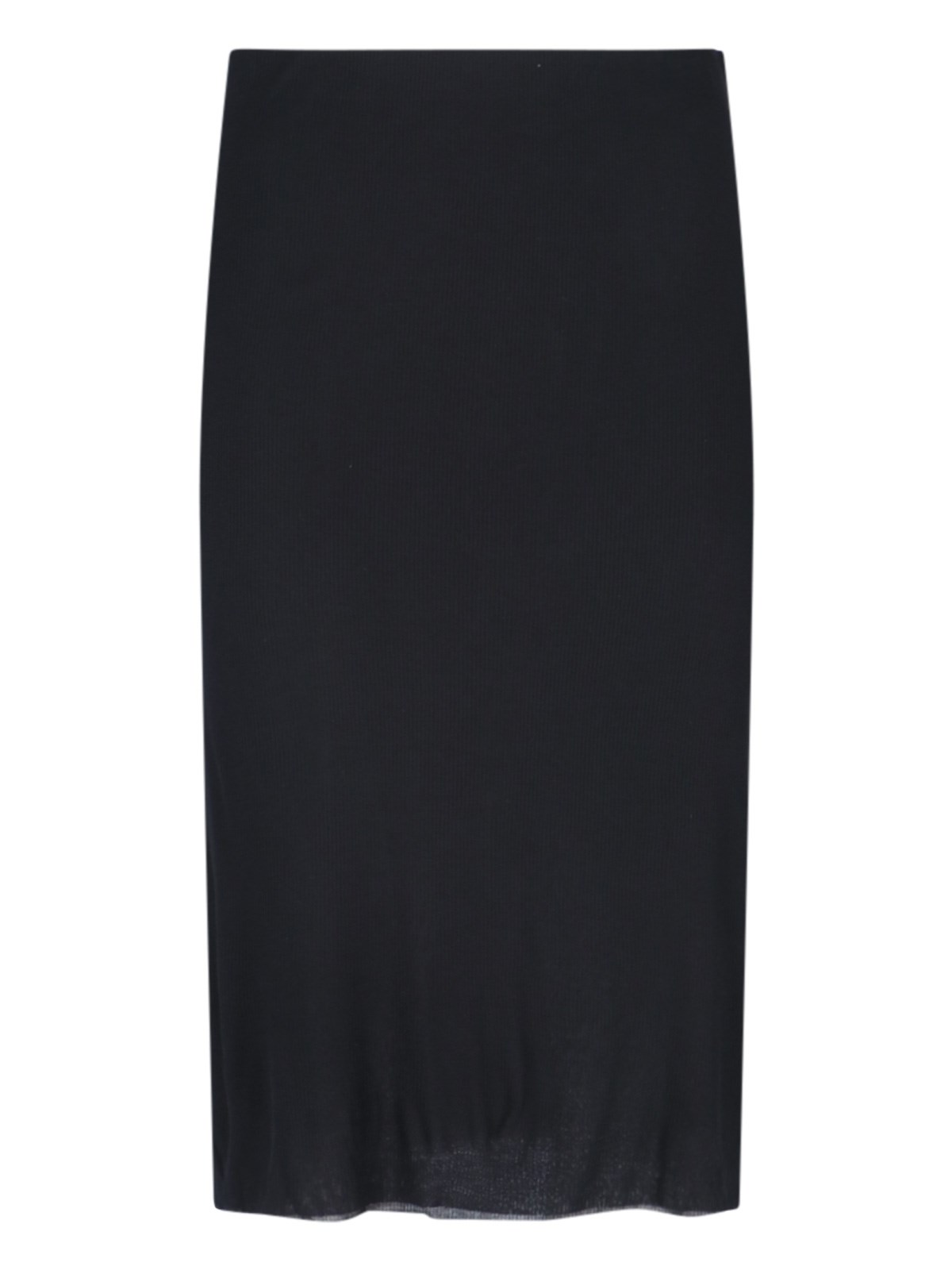 Shop Khaite 'leema' Midi Skirt In Black  