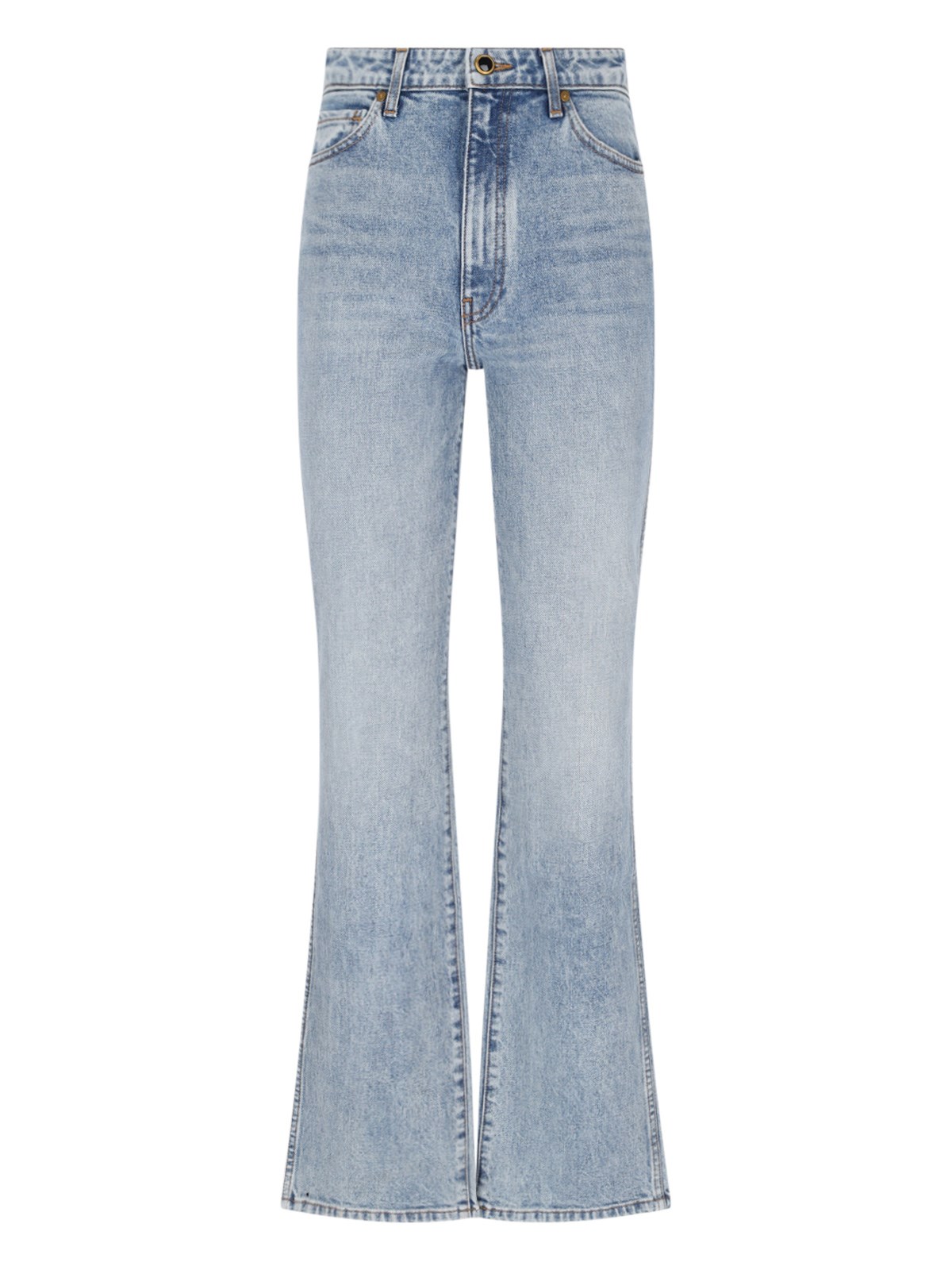 Khaite ‘danielle' Stretch Jeans In Blue
