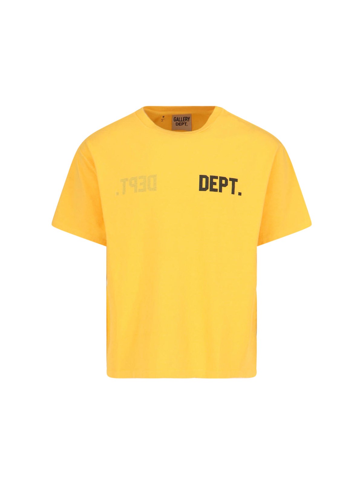 Shop Gallery Dept. Reversible Crop T-shirt "student Coach" In Yellow