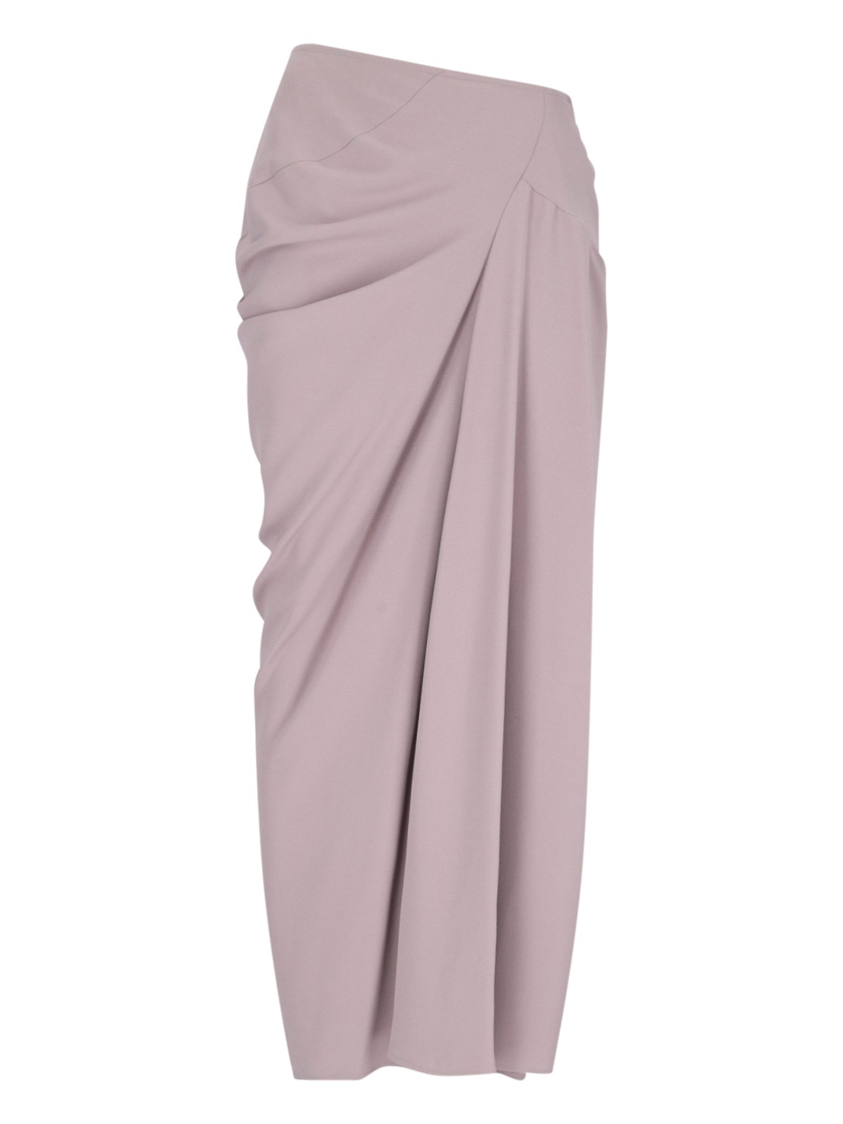 Shop Dries Van Noten Draped Maxi Skirt In Pink