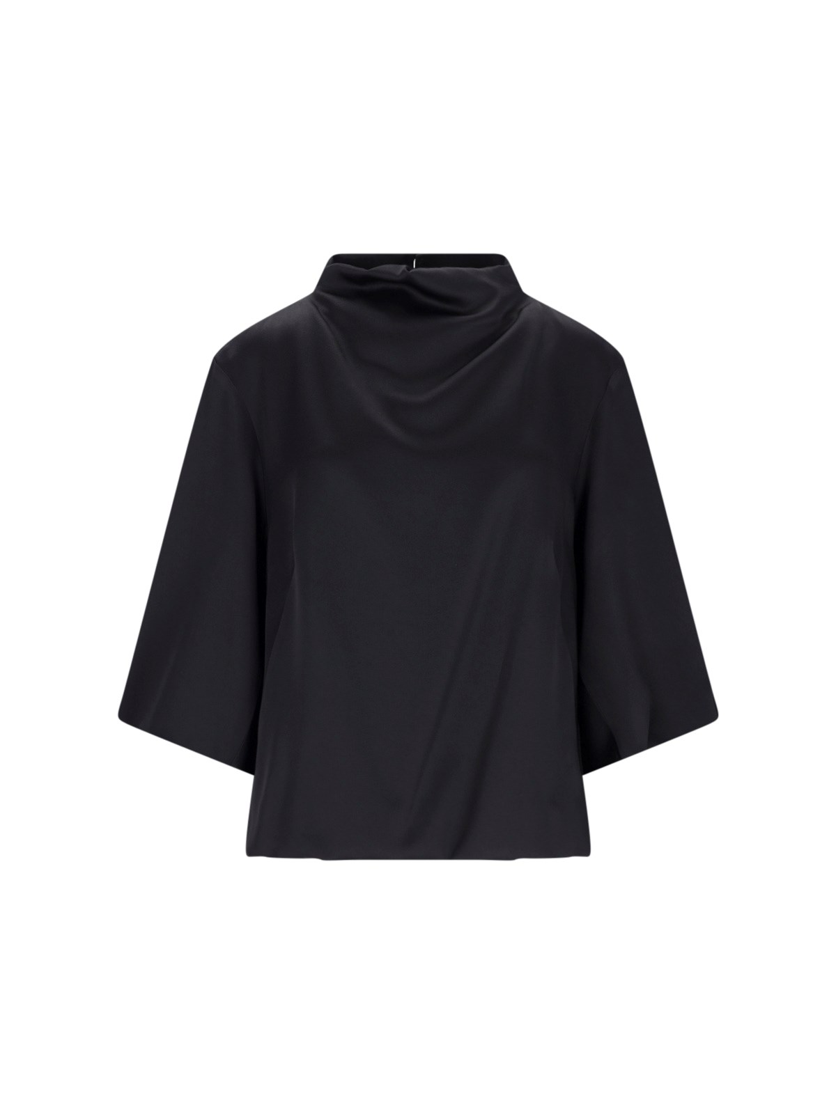 Shop Dries Van Noten High Neck Blouse In Black  