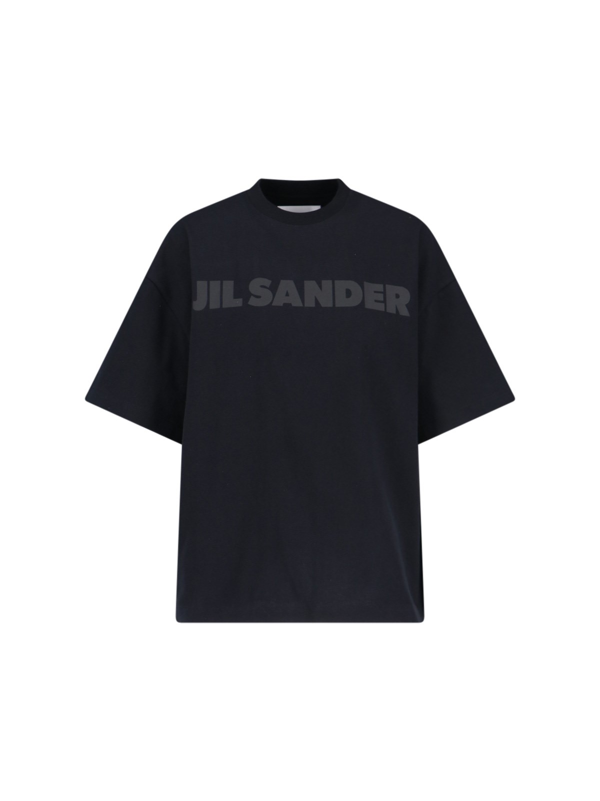 Shop Jil Sander Logo T-shirt In Black  