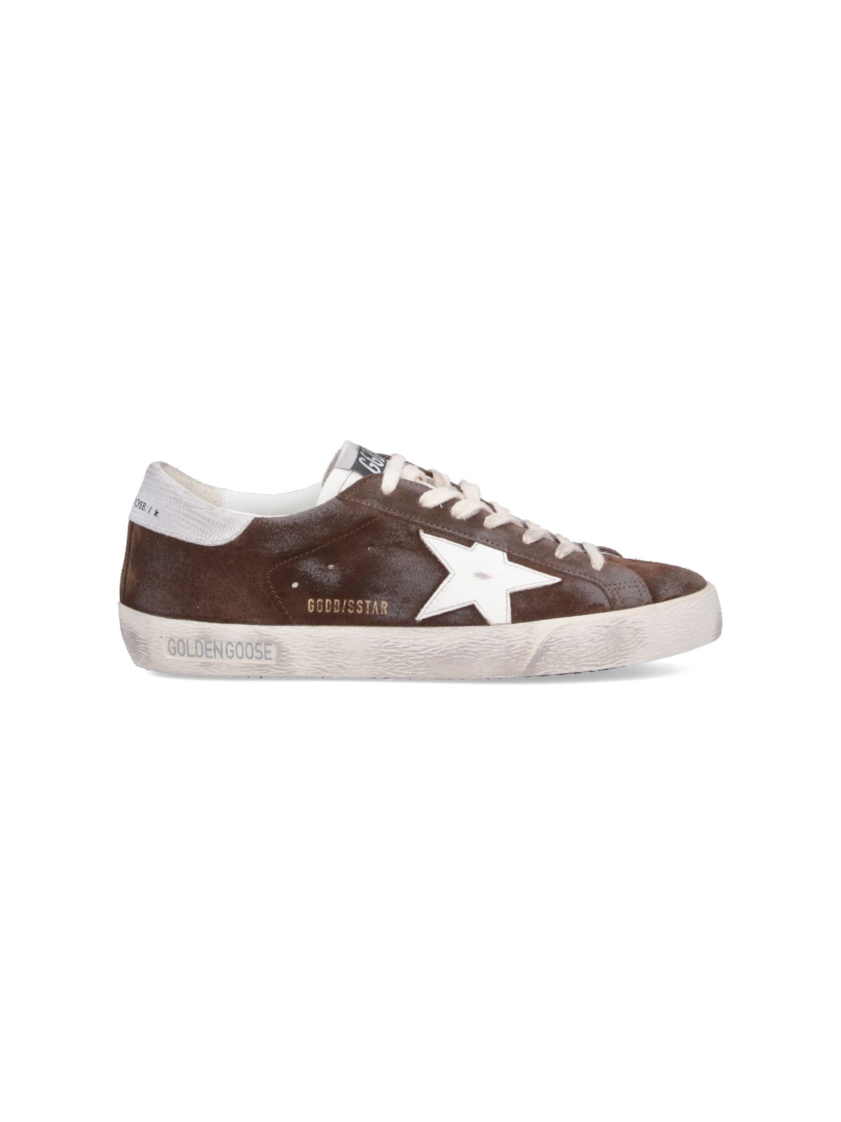 Shop Golden Goose "super-star" Sneakers In Brown