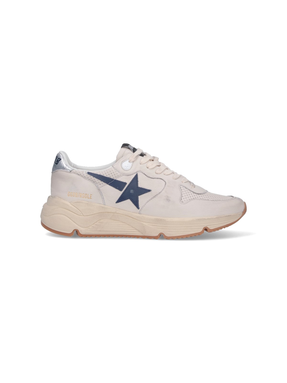 Golden Goose High-top Trainers "running Sole" In Neutral
