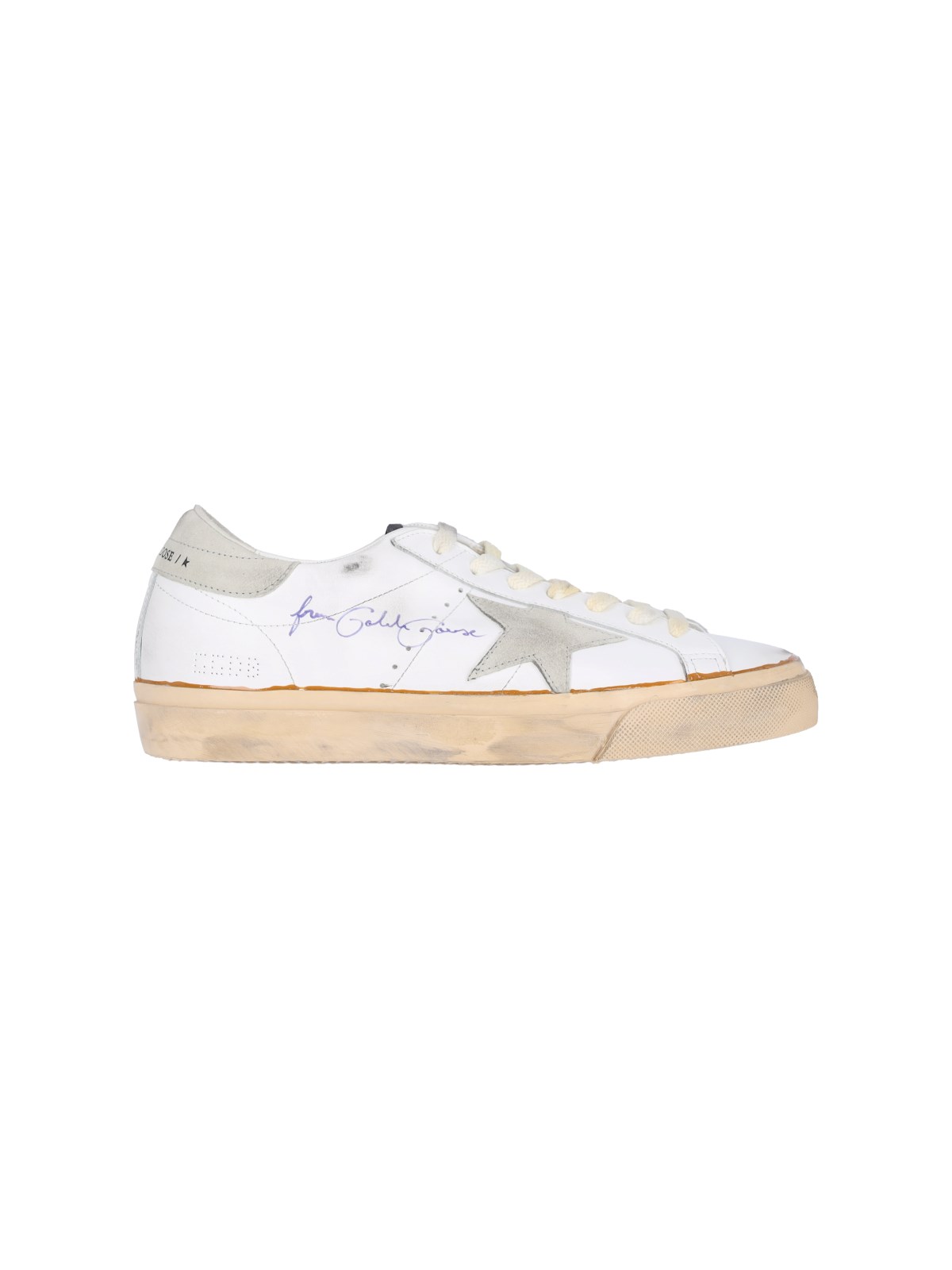 Shop Golden Goose "super-star" Sneakers In White