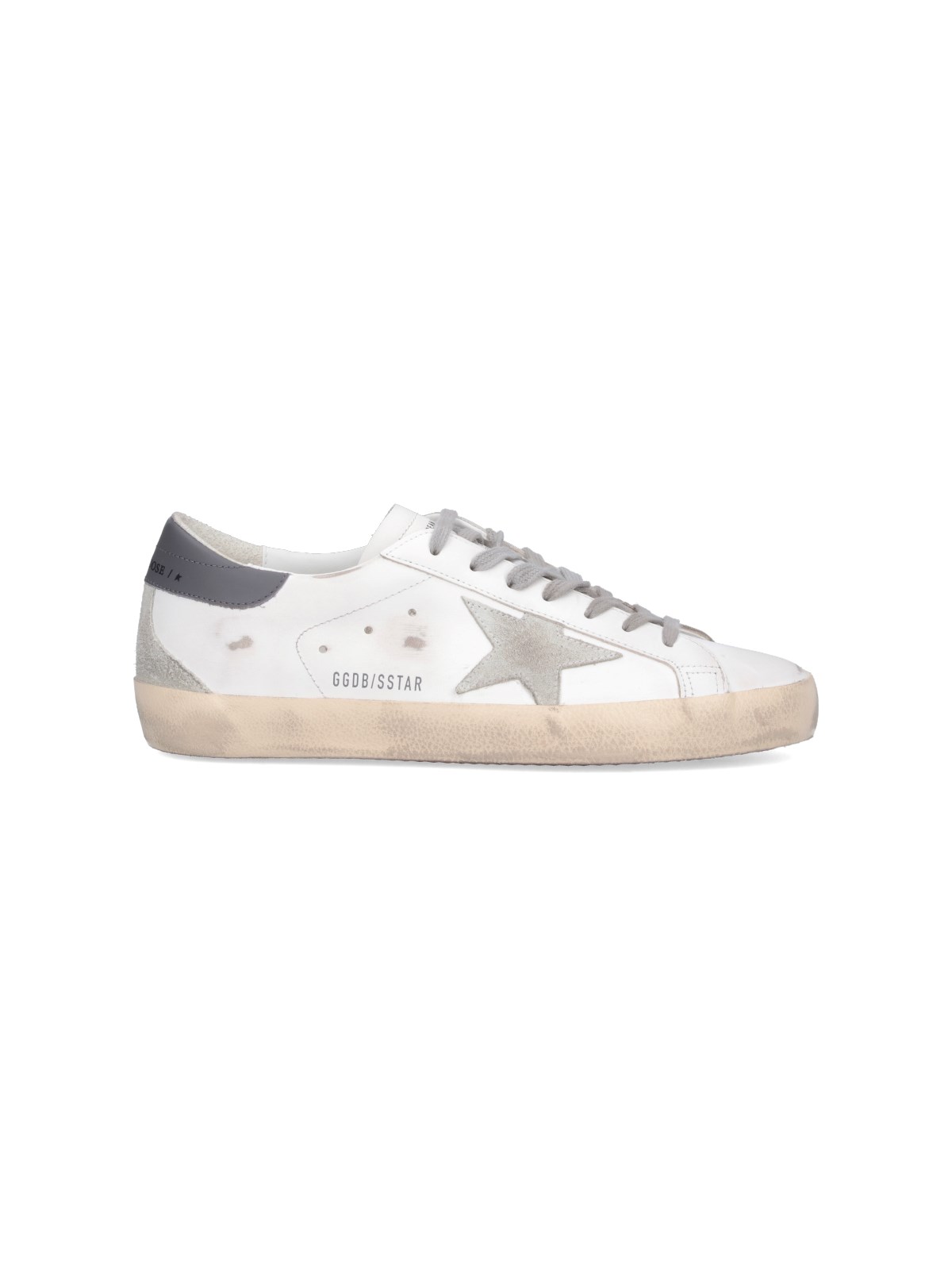 Golden Goose "super-star" Sneakers In Gray