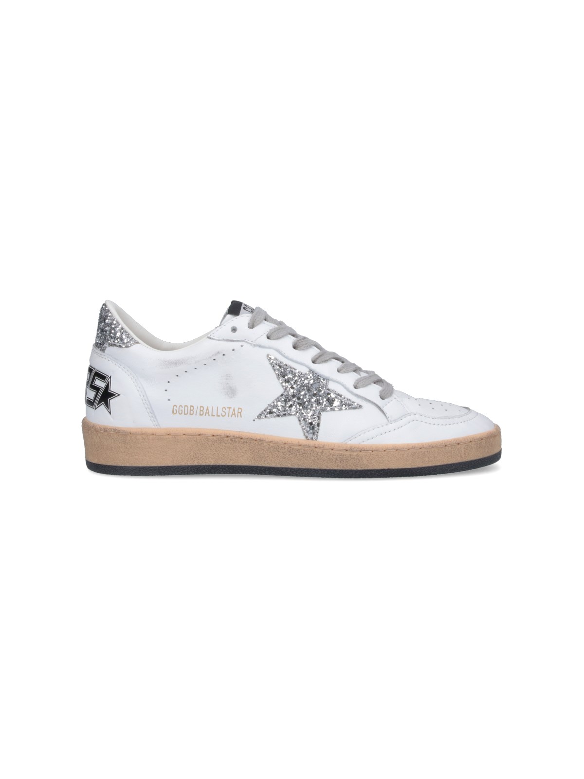 Shop Golden Goose "ball Star" Sneakers In White