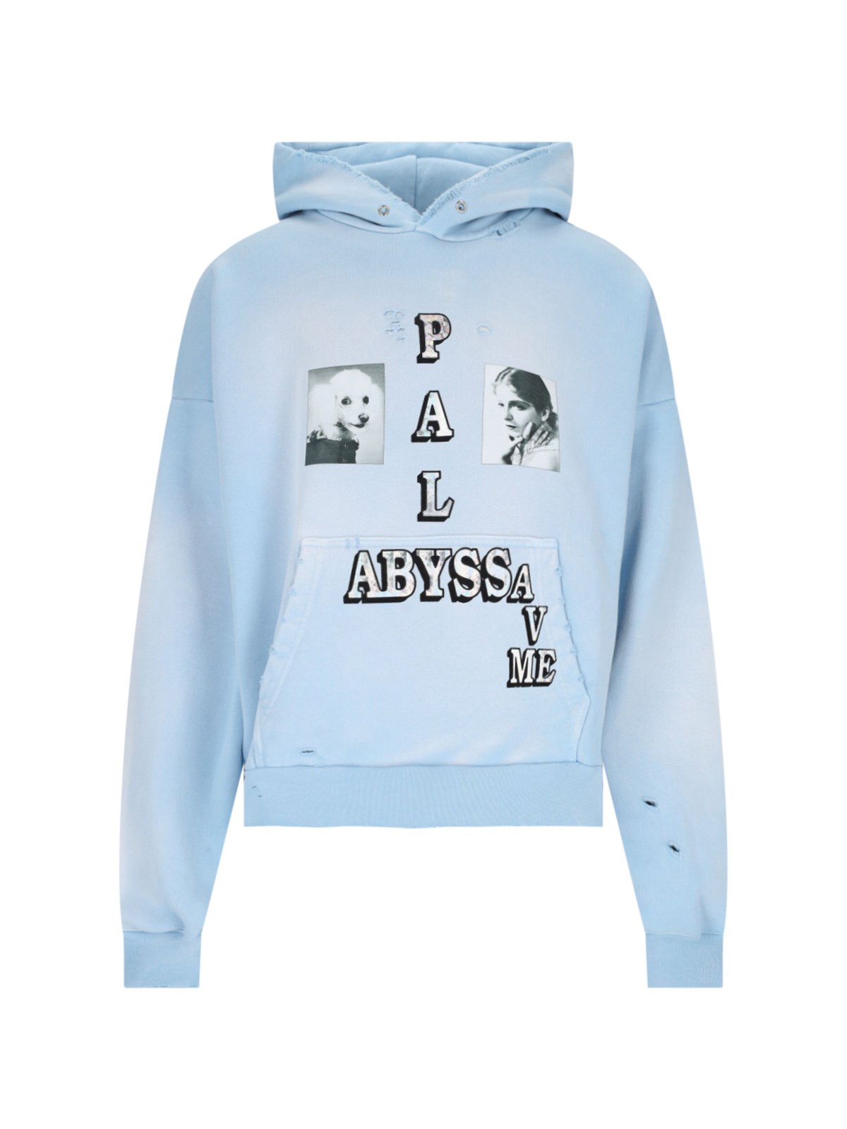 Shop Paly 'abyss' Hoodie In Light Blue