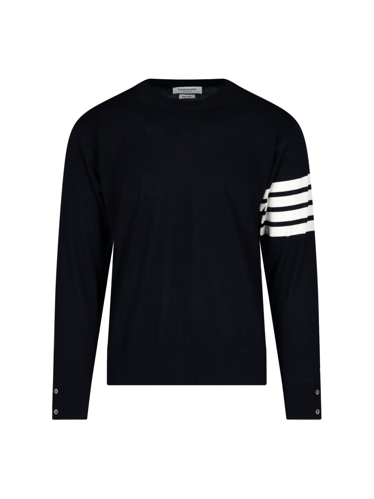 Thom Browne '4- Bar' Sweater In Black