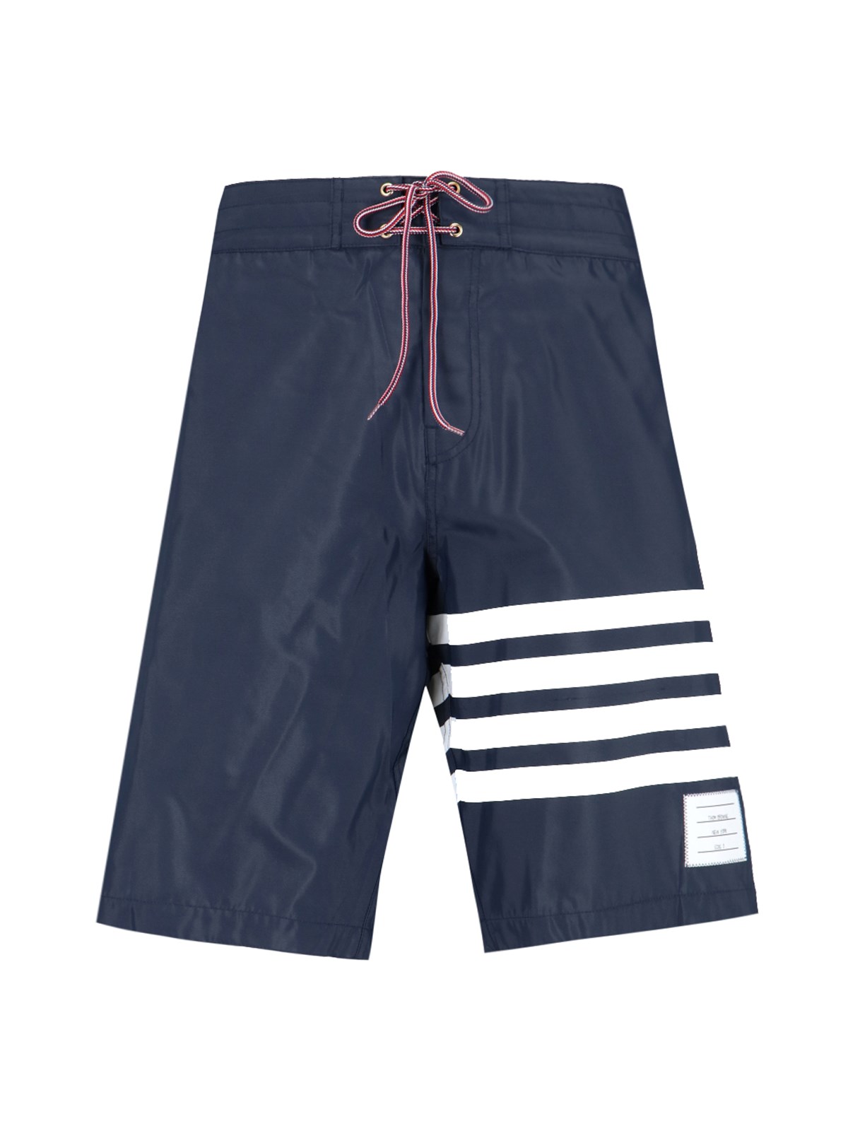 Shop Thom Browne '4-bar' Swim Shorts In Blue