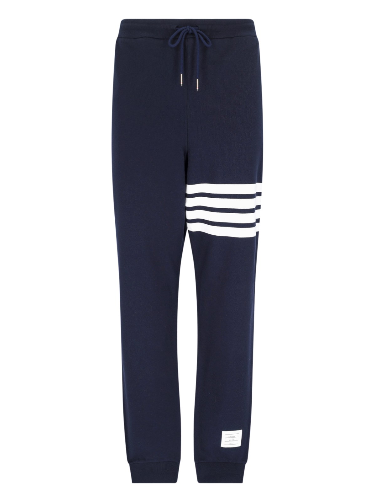 Shop Thom Browne '4-bar' Track Pants In Blue