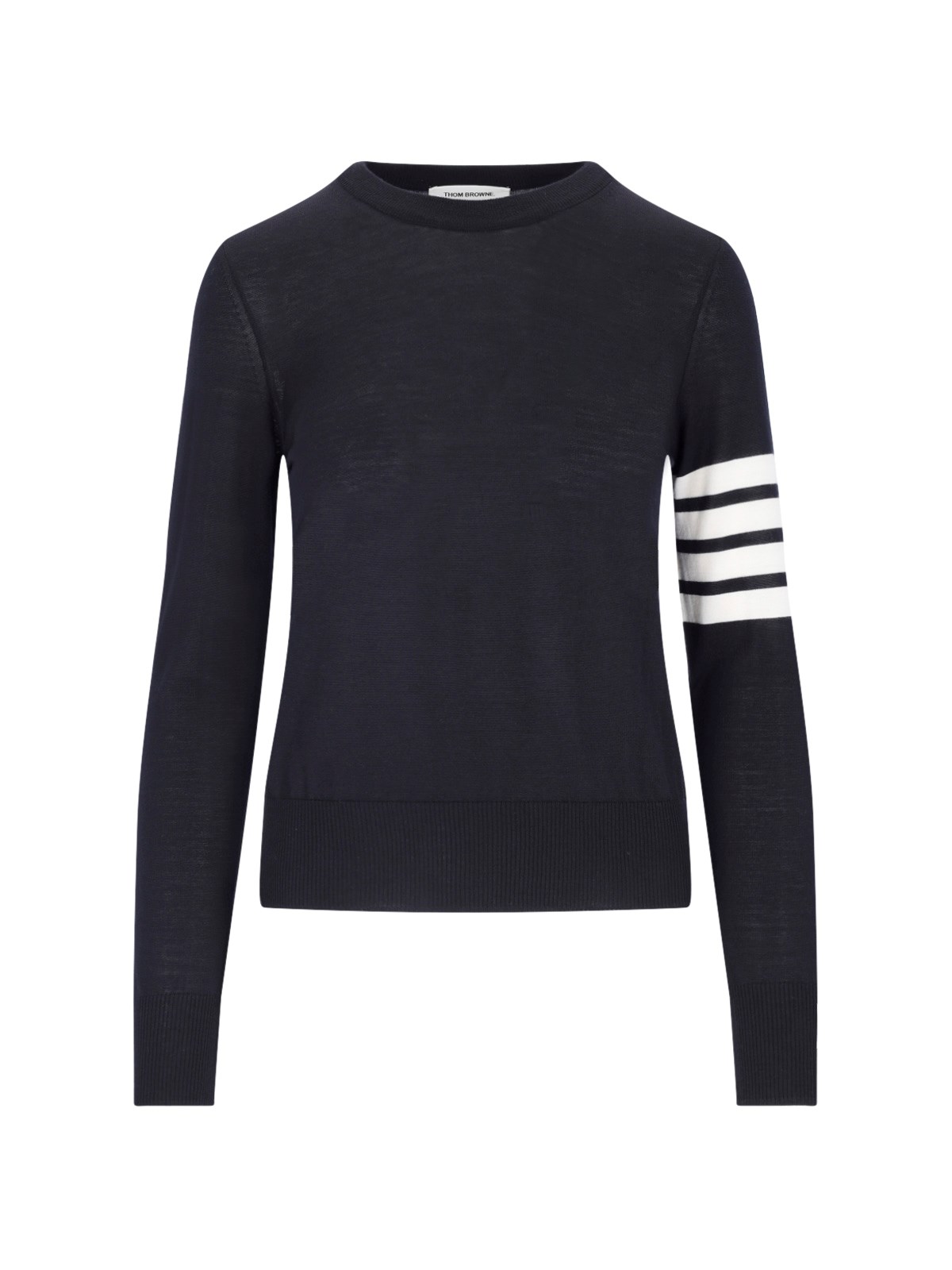 Shop Thom Browne - "4-bar" Jumper In Blue