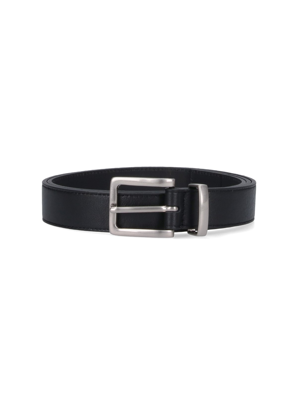 Shop Tonywack Leather Belt In Black  