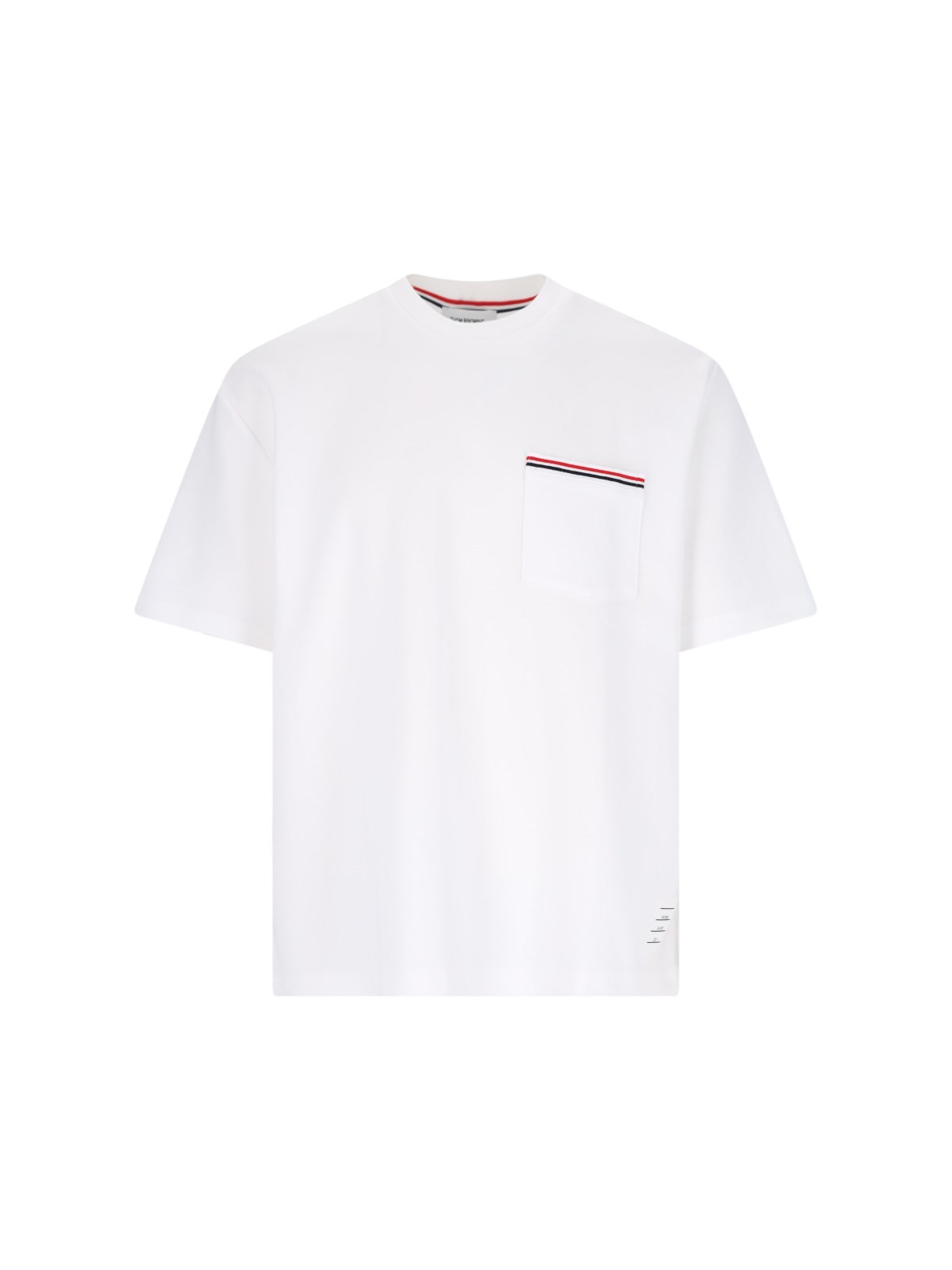 Thom Browne Oversized T-shirt In White