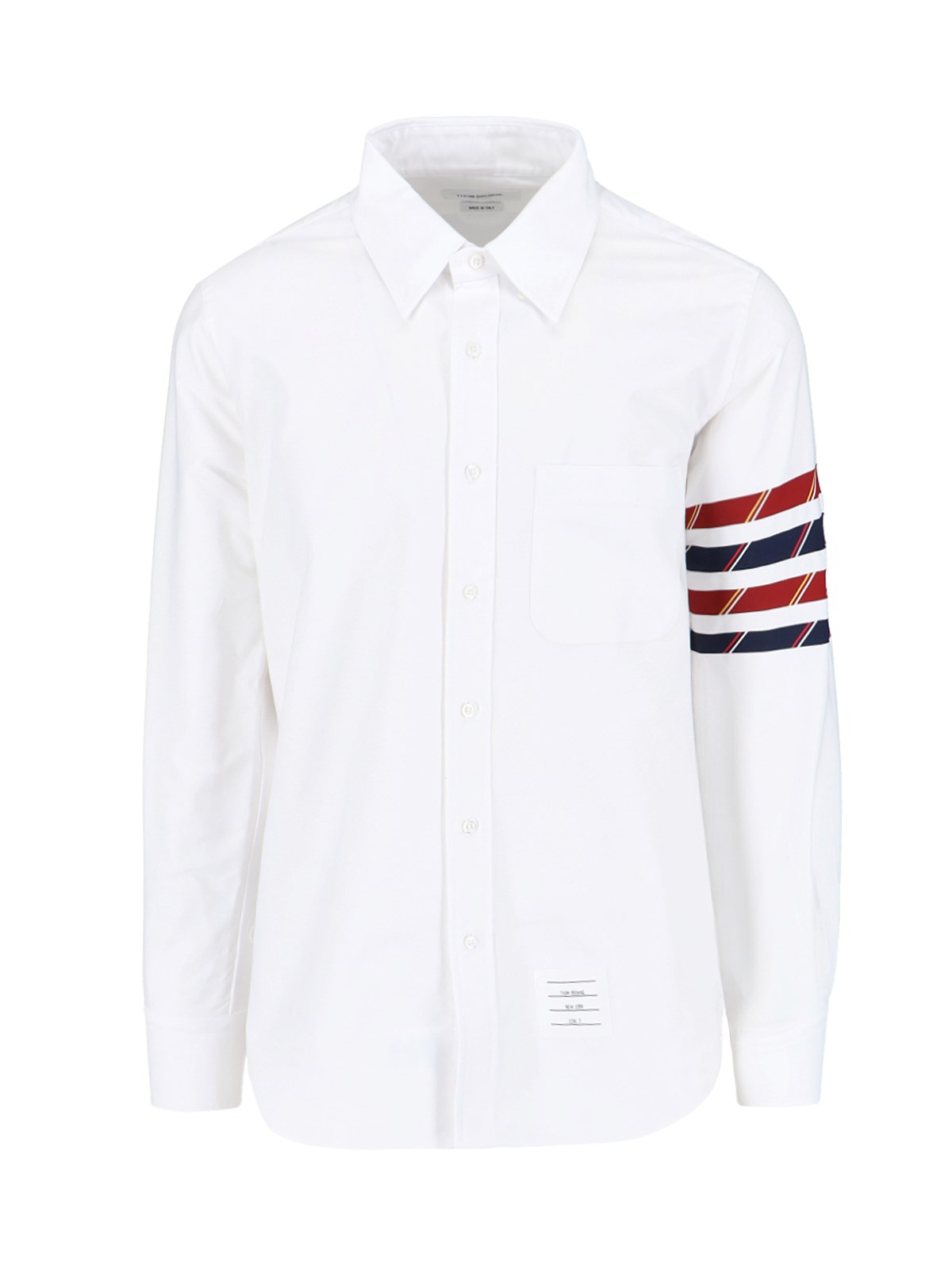 Shop Thom Browne '4-bar' Shirt In White
