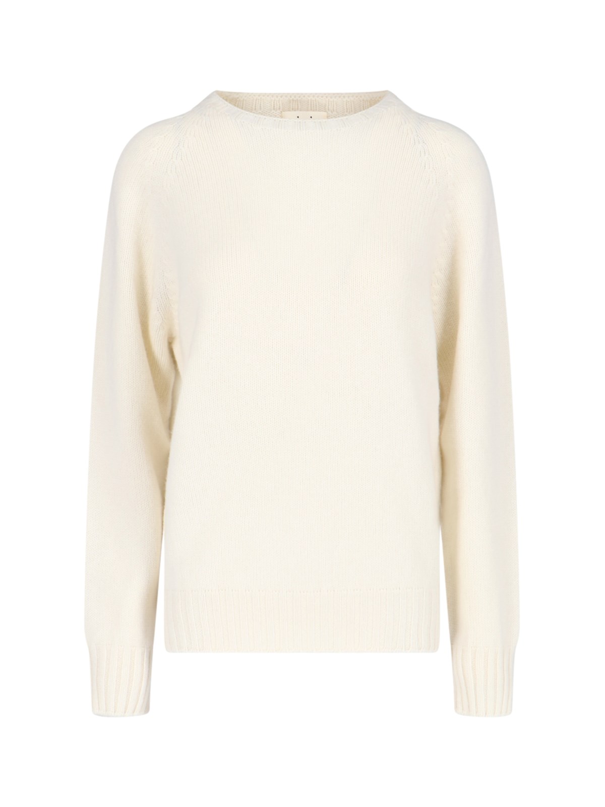 Shop Ma'ry'ya Basic Sweater In Cream