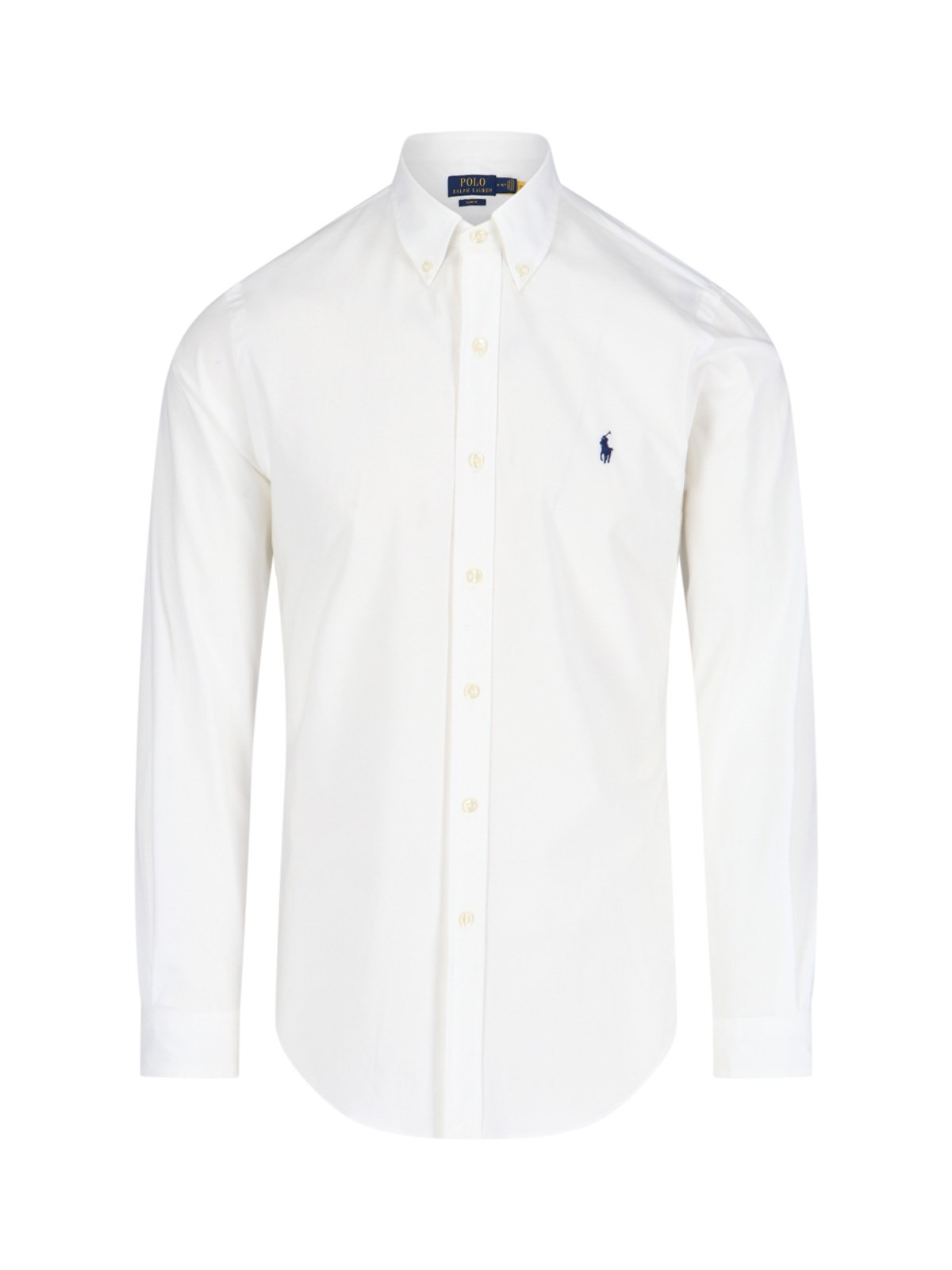 Shop Polo Ralph Lauren Basic Logo Shirt In White